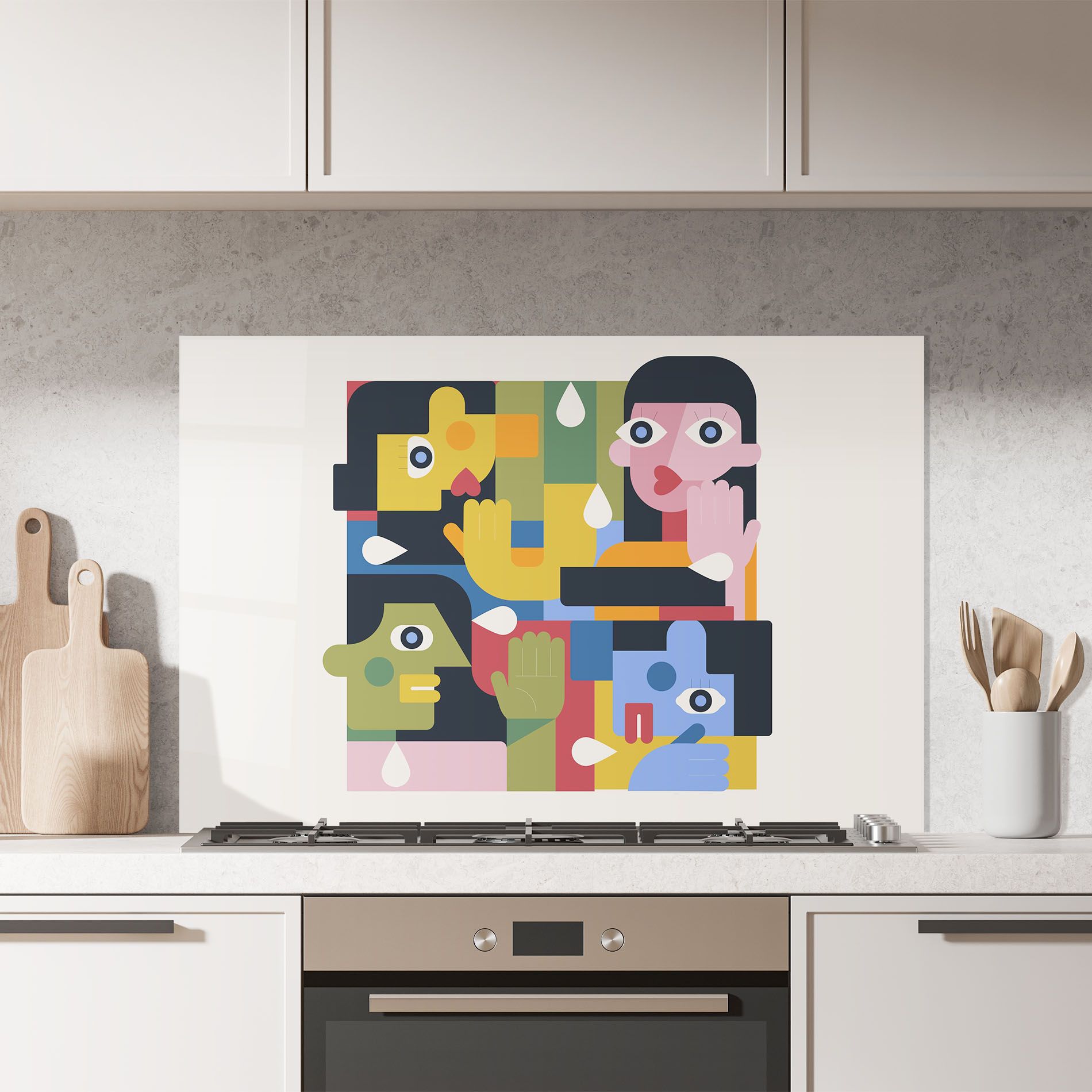 Minimal People Collage mockup 7