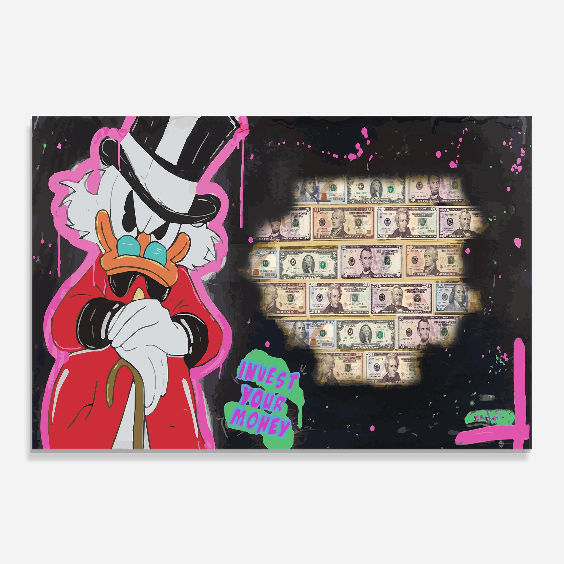 Küchenrückwand Glas Money Advice mockup 0