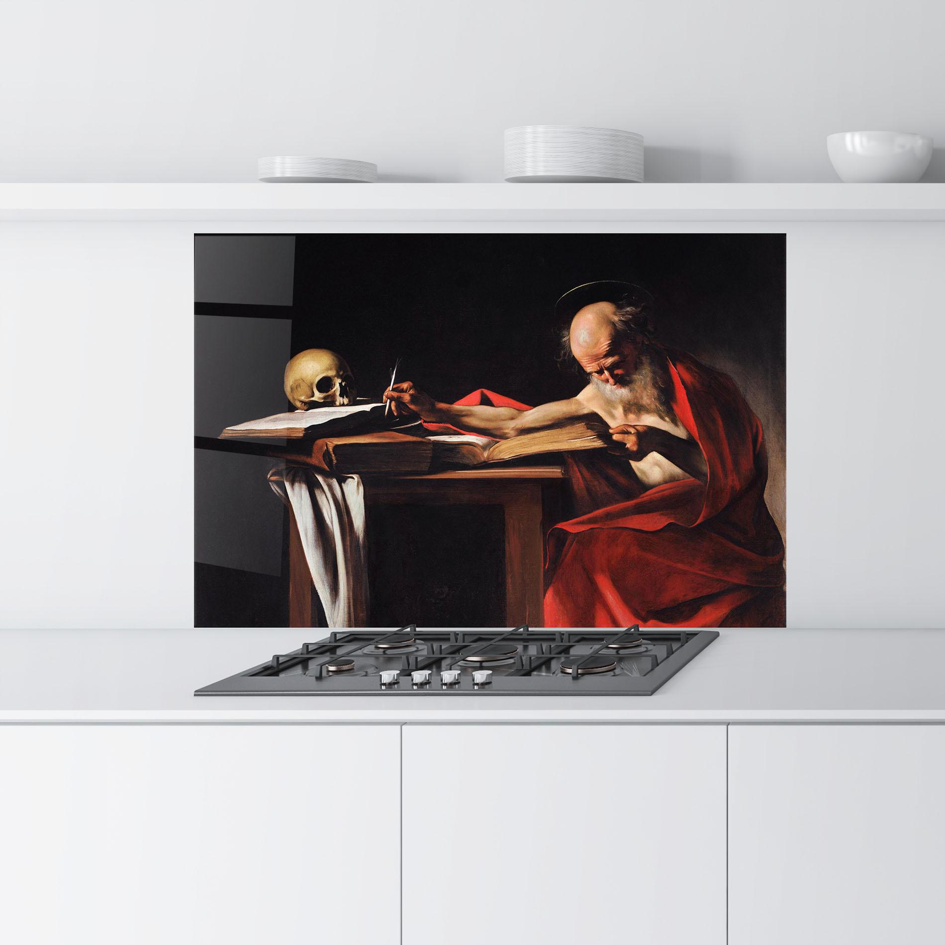 Küchenrückwand Glas Close To Death mockup 9