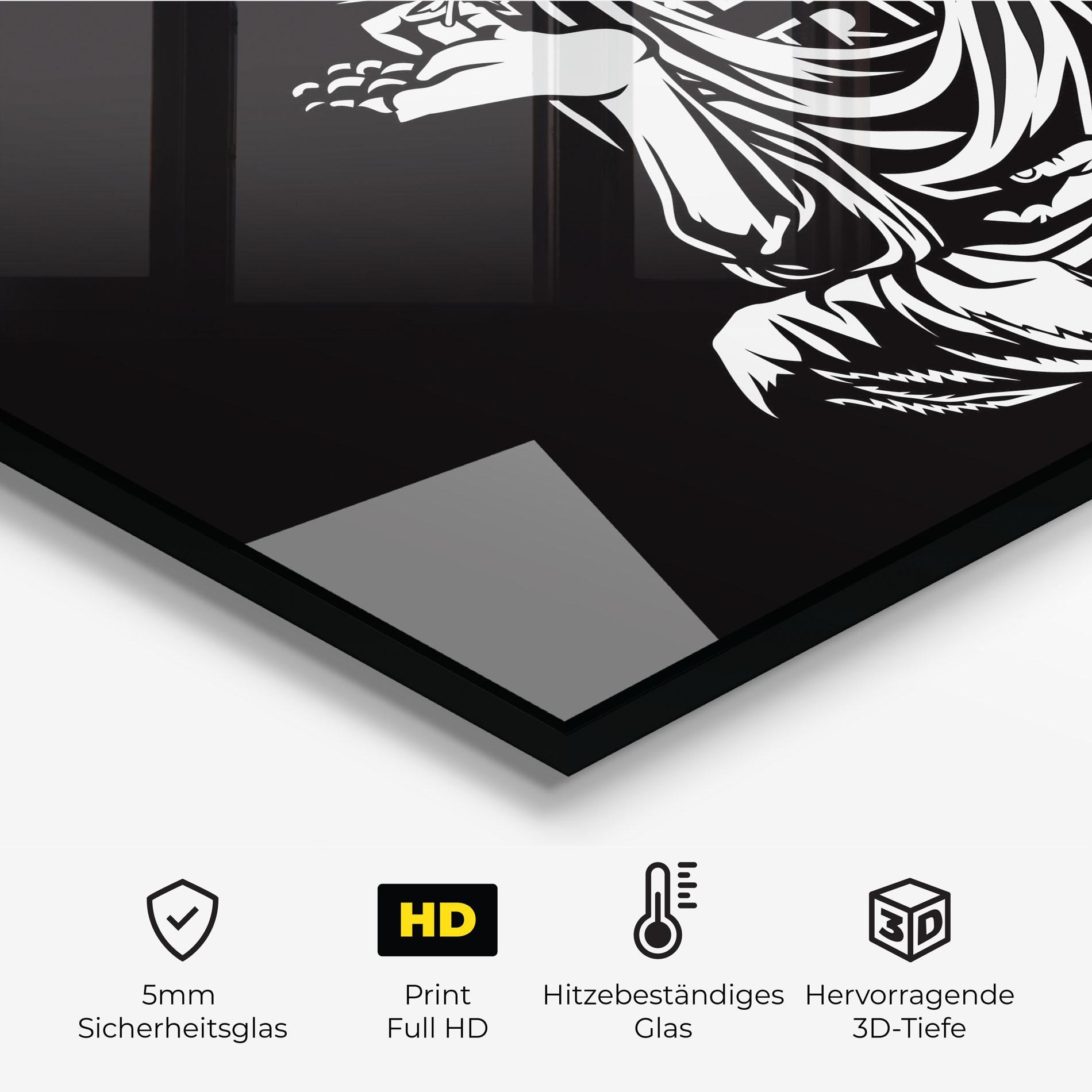 Küchenrückwand Glas Always Trip mockup 2