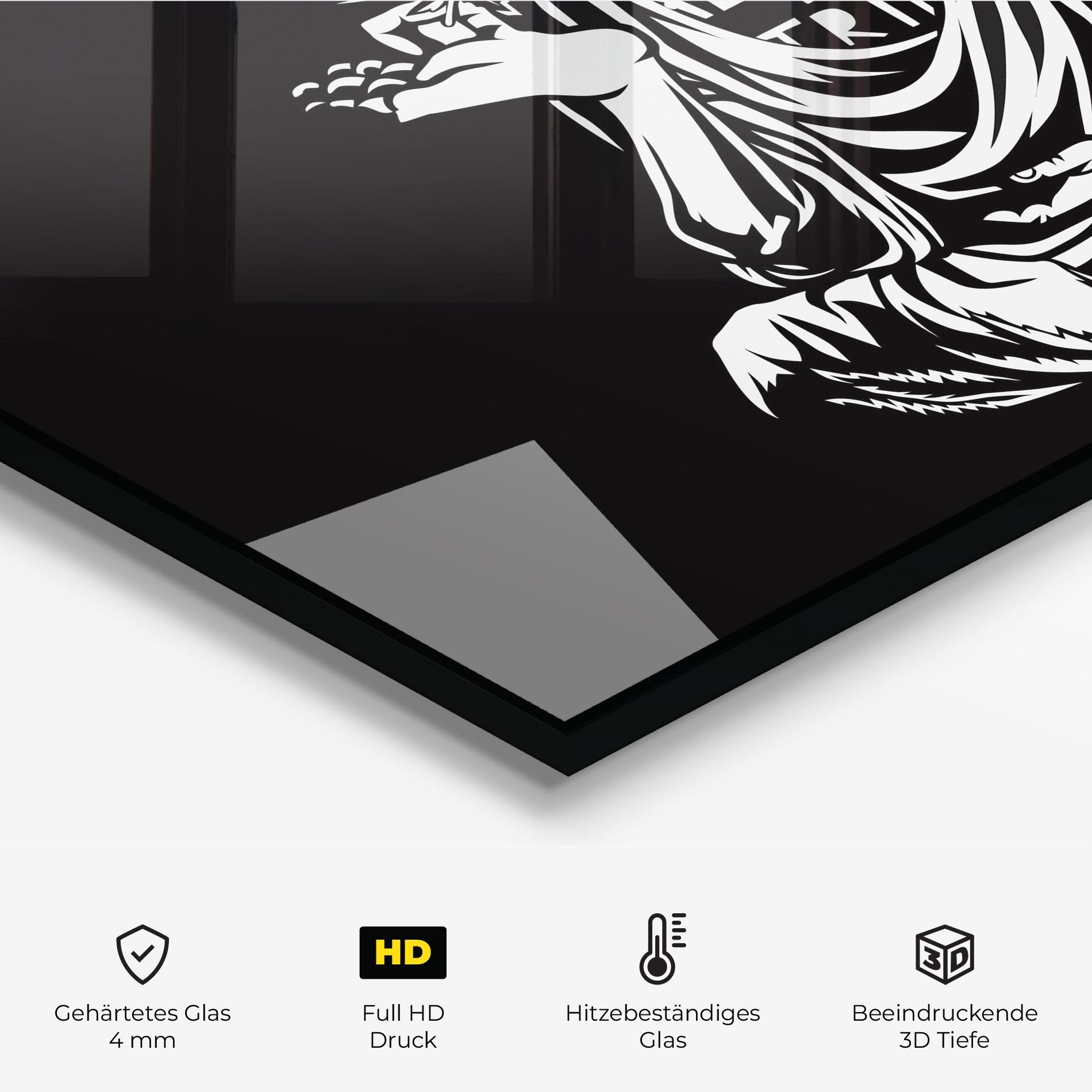 Küchenrückwand Glas Always Trip mockup 2