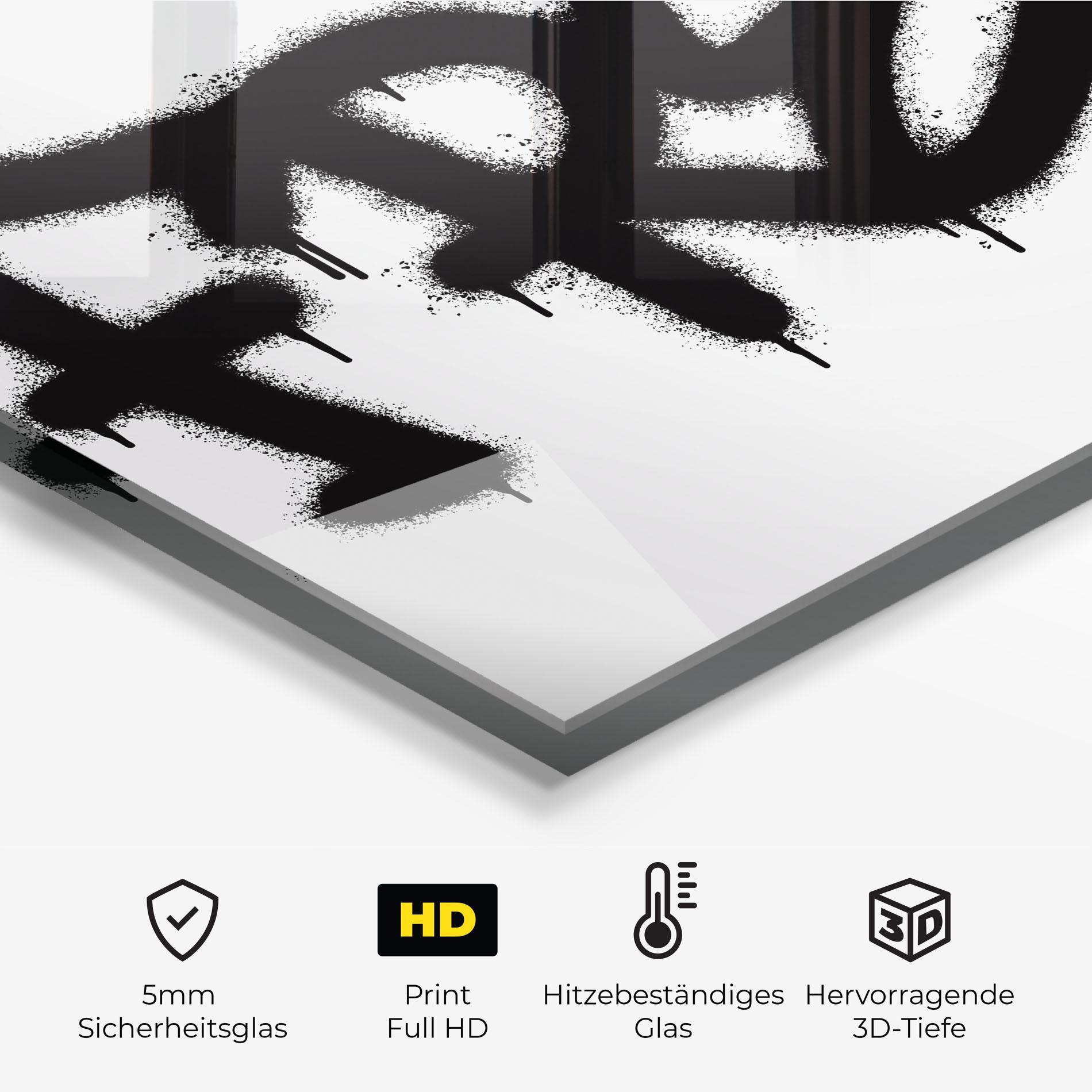 Küchenrückwand Glas Fresh Spray mockup 2