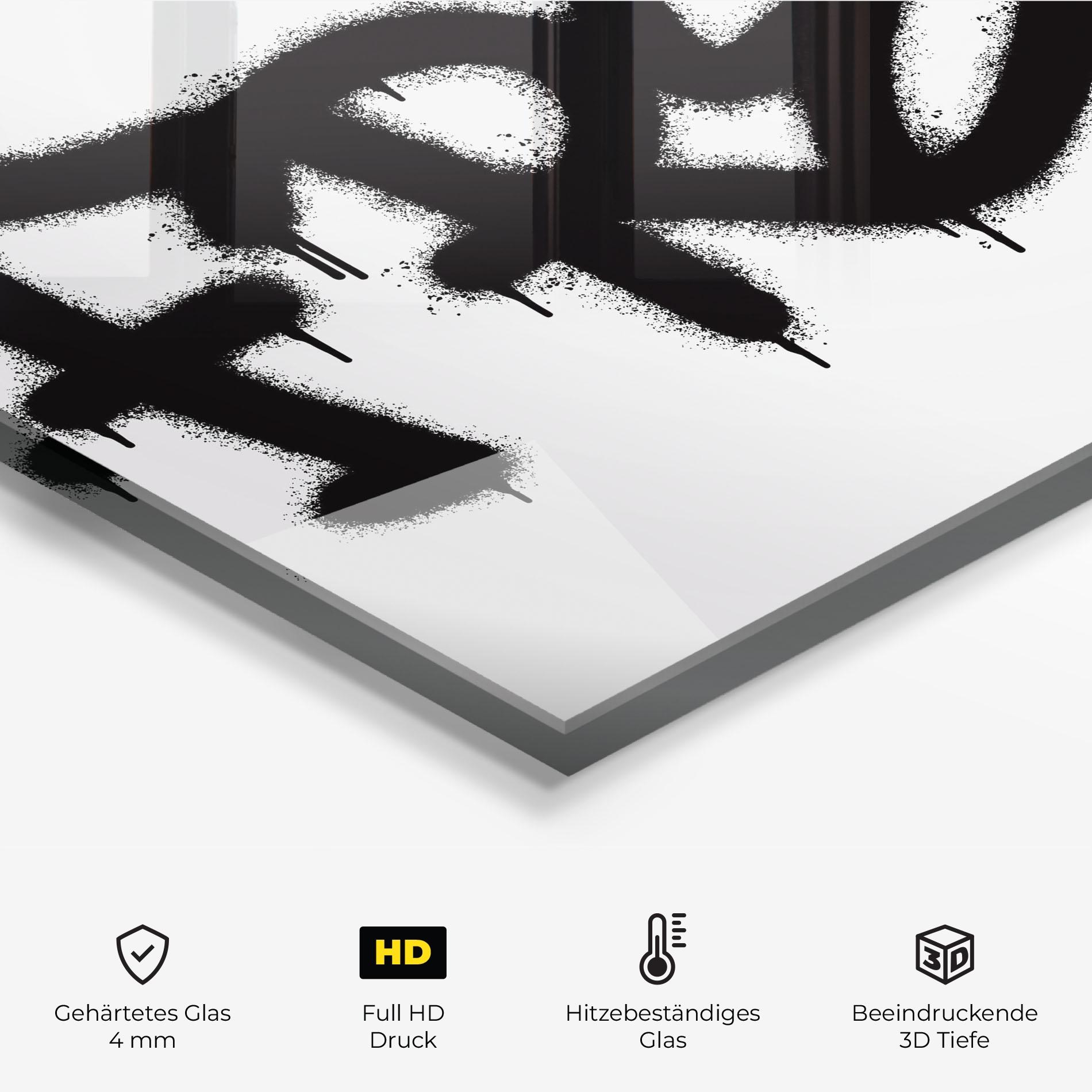 Küchenrückwand Glas Fresh Spray mockup 2