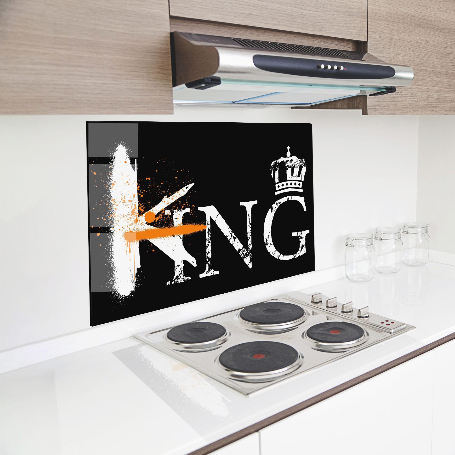 Küchenrückwand Glas King Spray mockup 8
