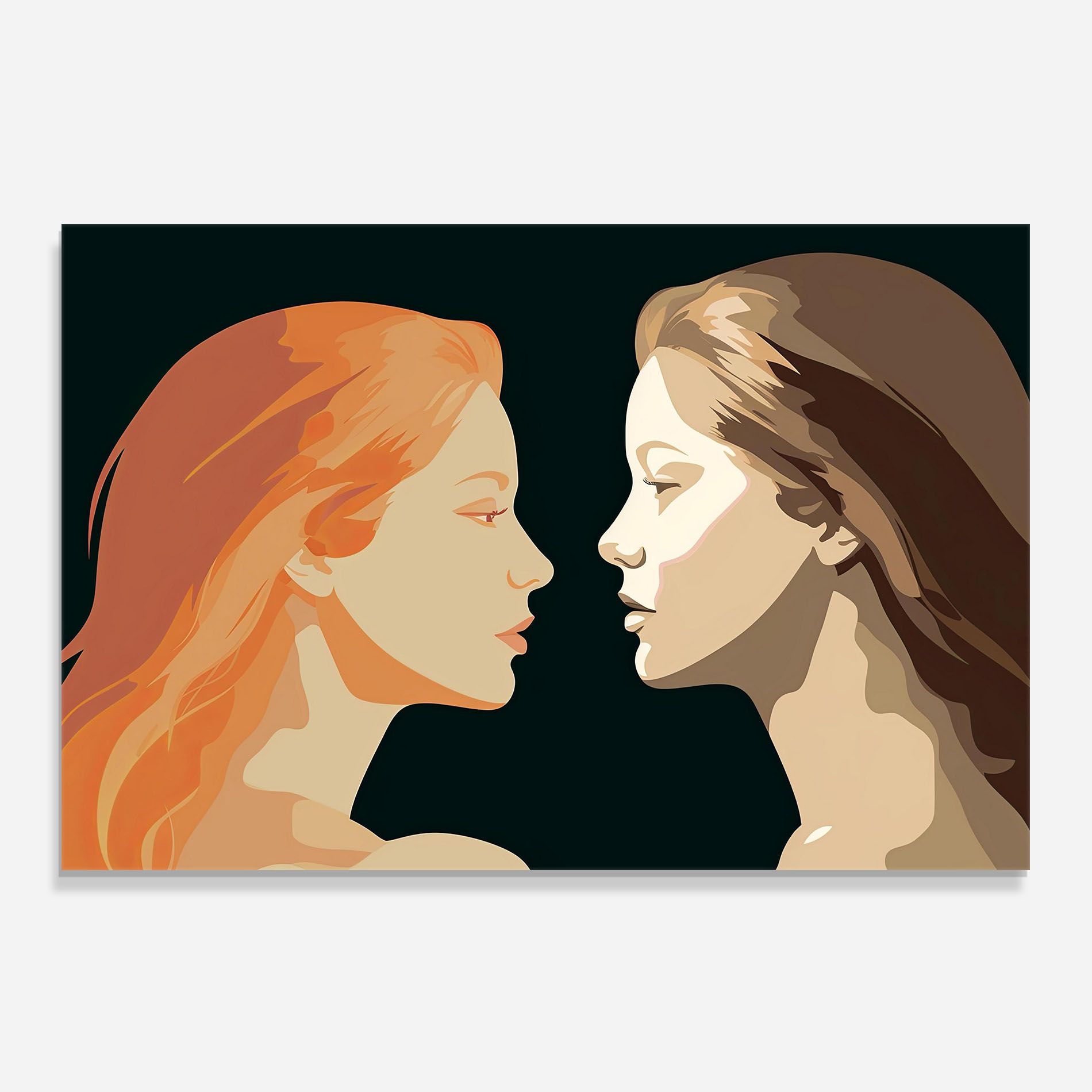 Orange Pop Girl mockup 0