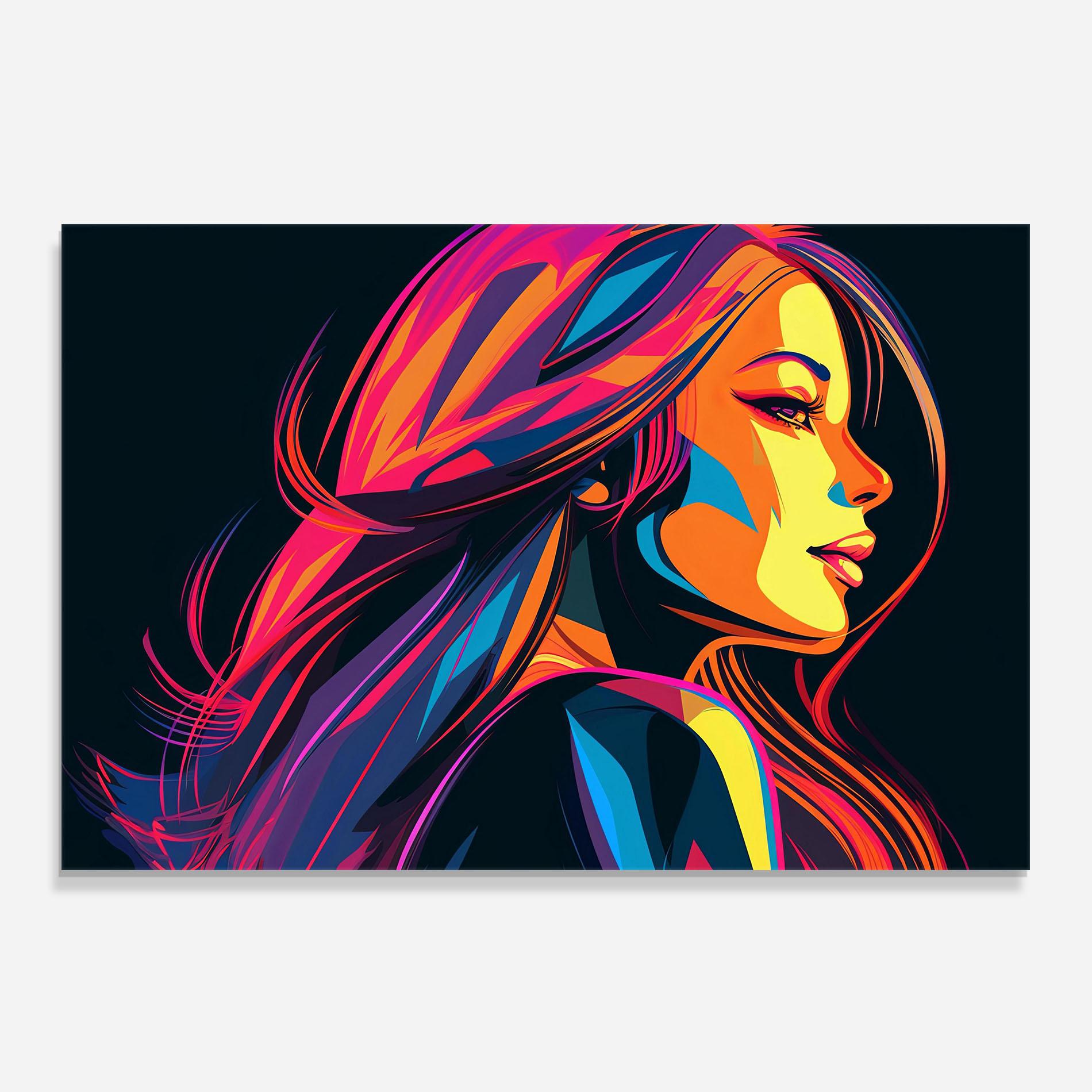 Küchenrückwand Glas Pop Worm Light mockup 0