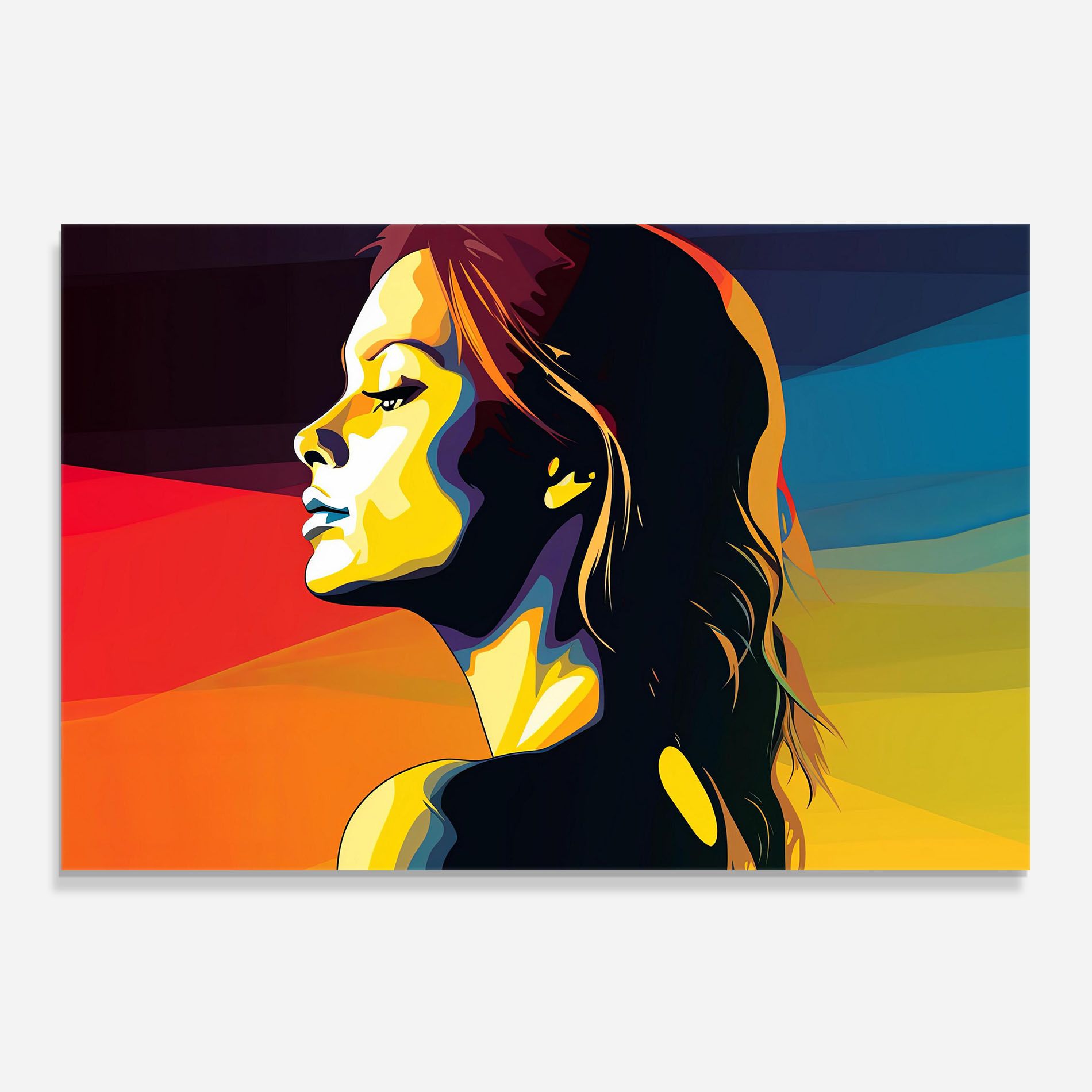 Yellow Light Pop Art mockup 0
