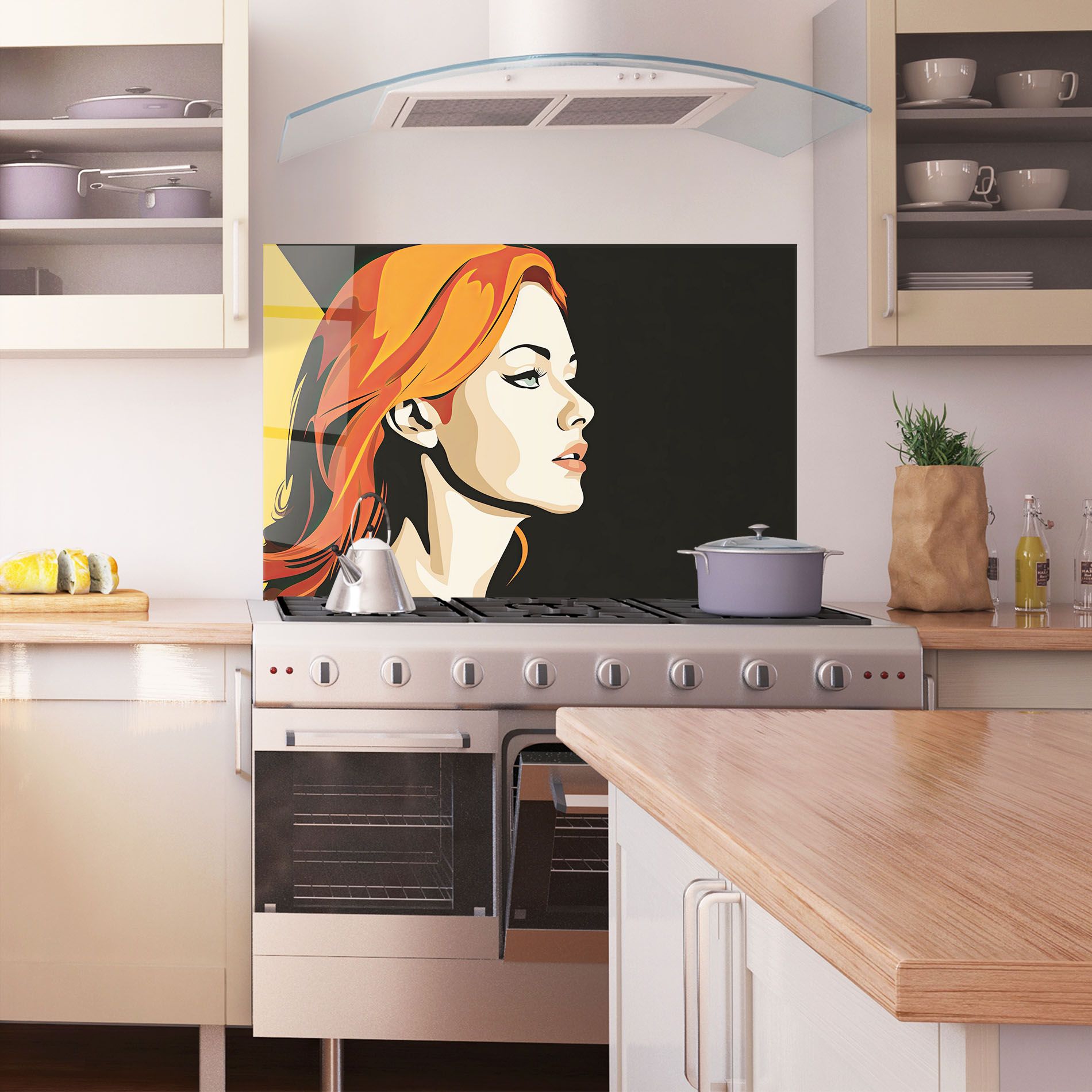 Orange Pop Hair mockup 1