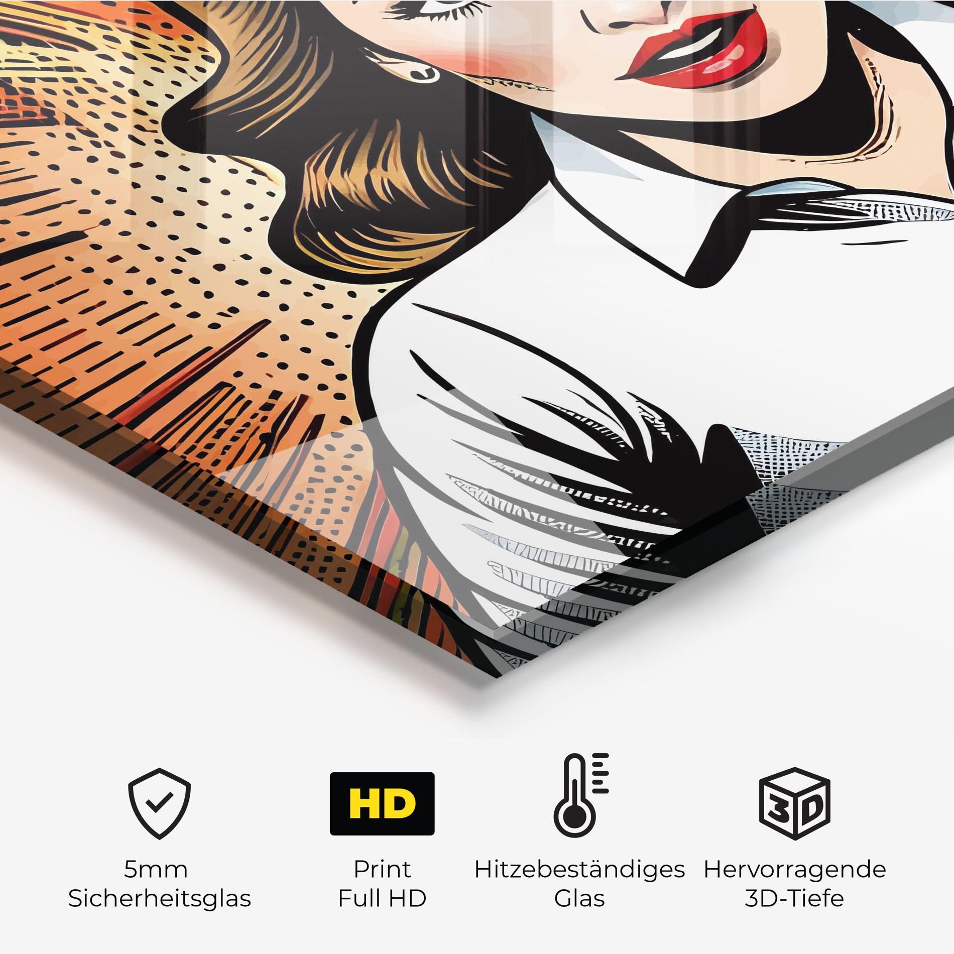 Blue Eye Pop Art mockup 2