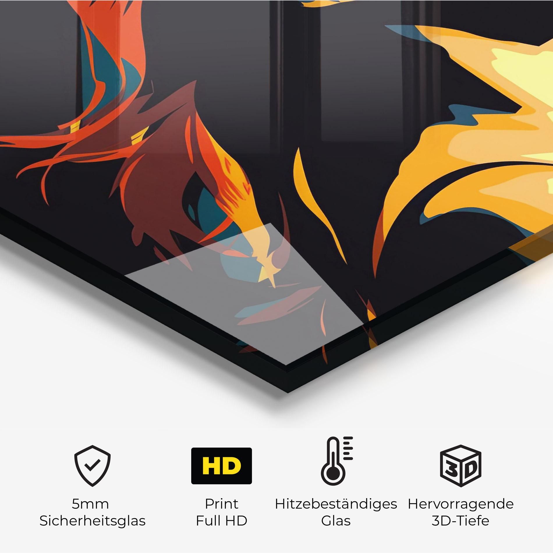 Blue Yellow Pop Art mockup 2