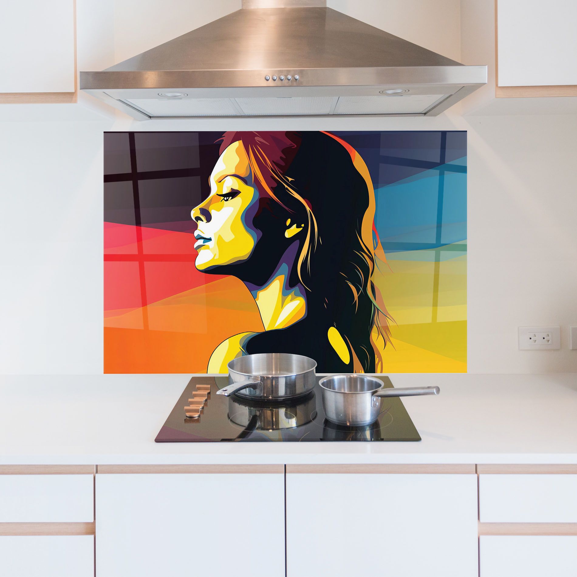Yellow Light Pop Art mockup 5