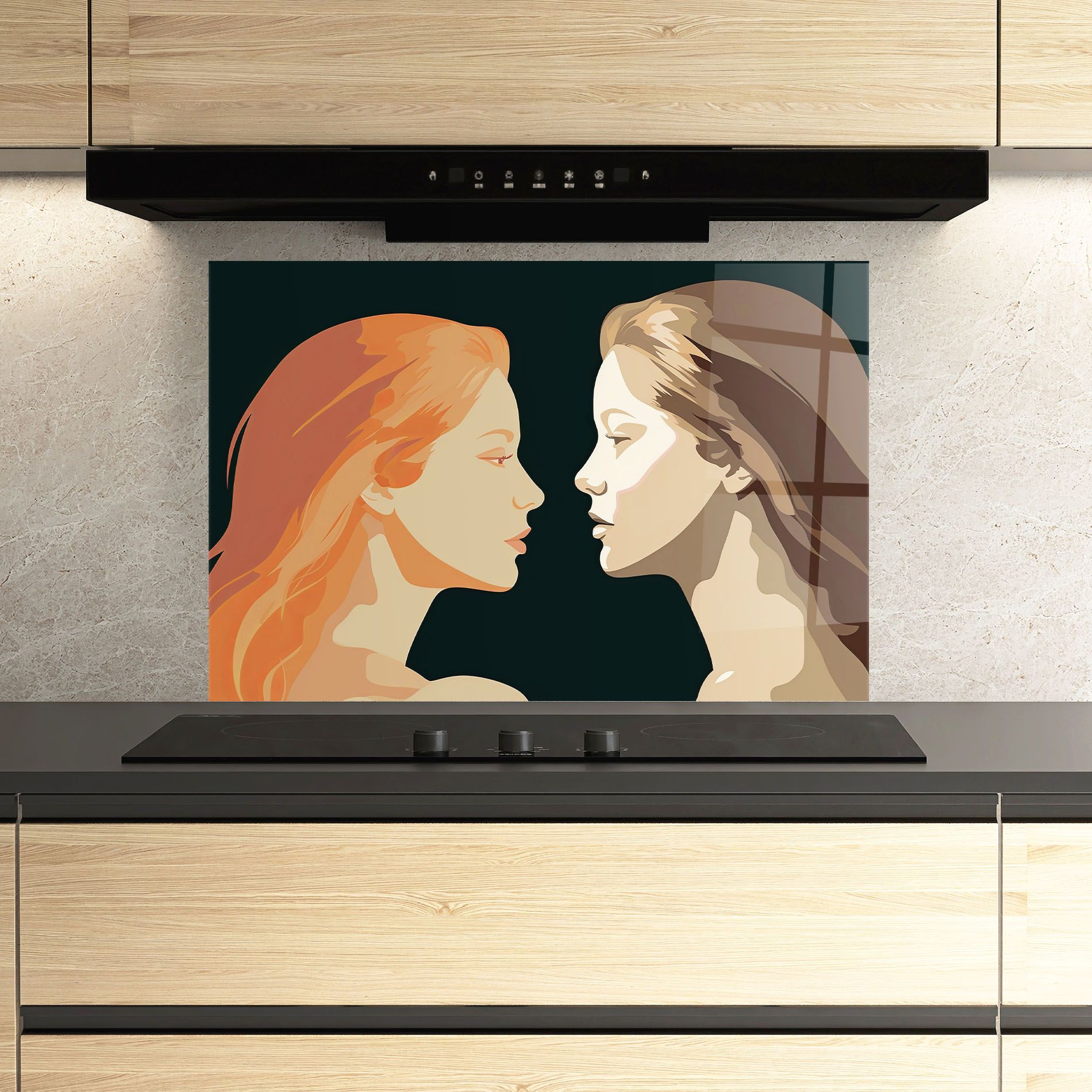 Orange Pop Girl mockup 3