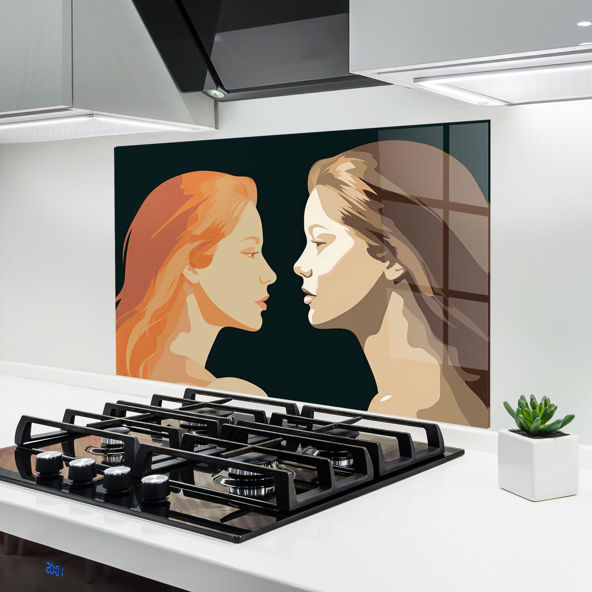 Orange Pop Girl mockup 6