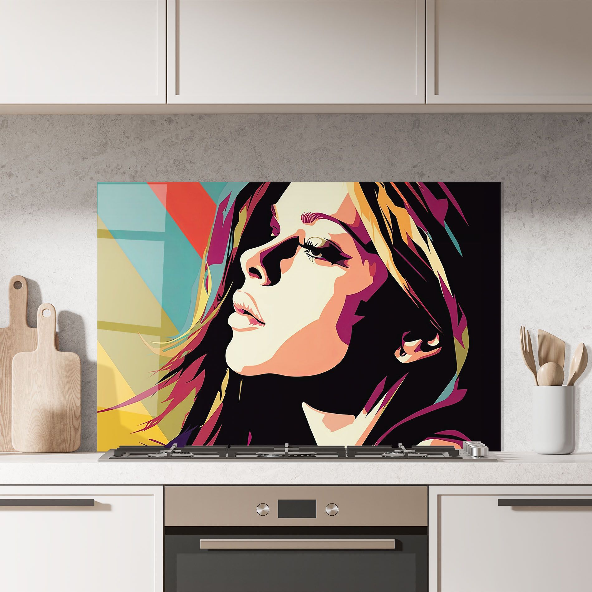 Cream Pop Art mockup 7