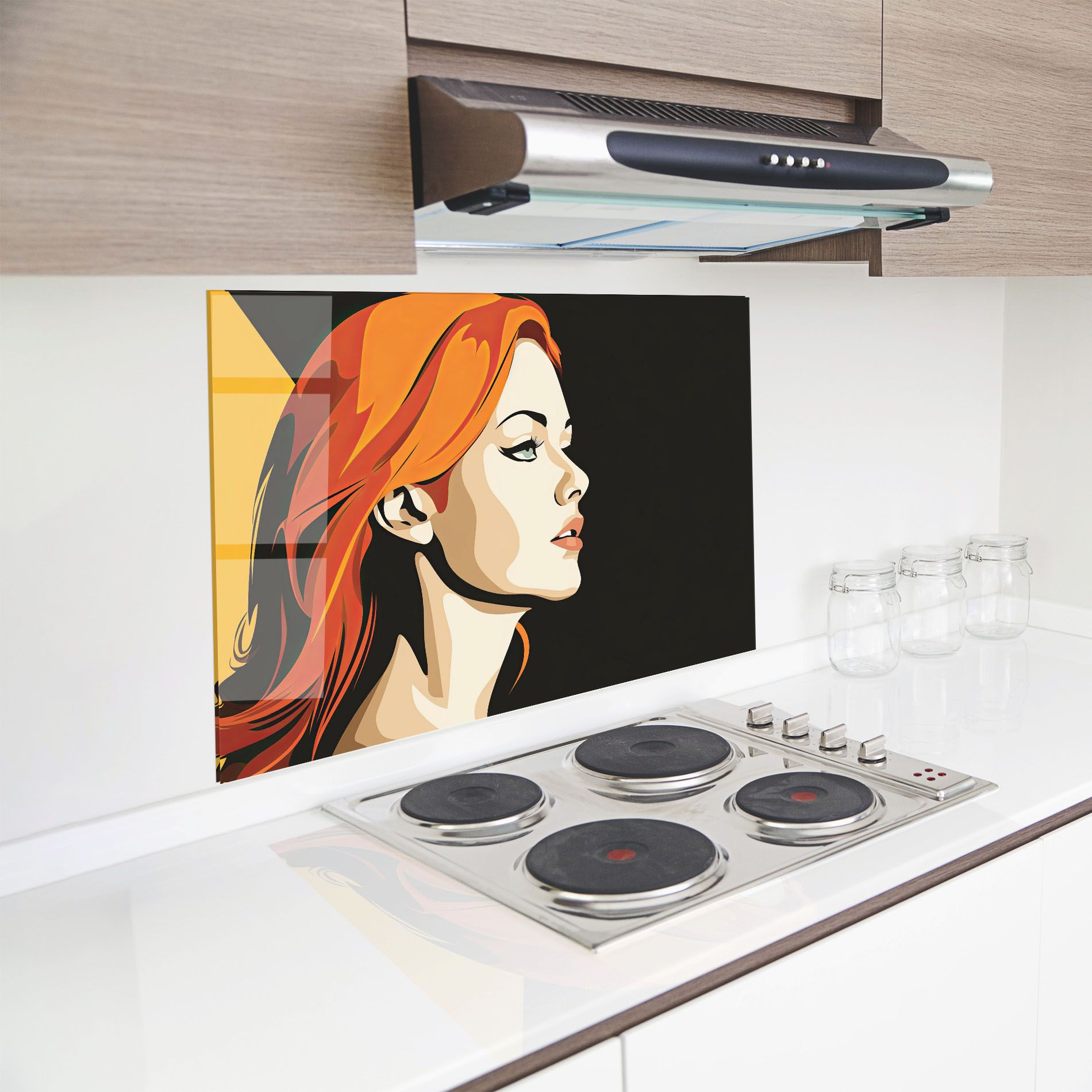 Orange Pop Hair mockup 8