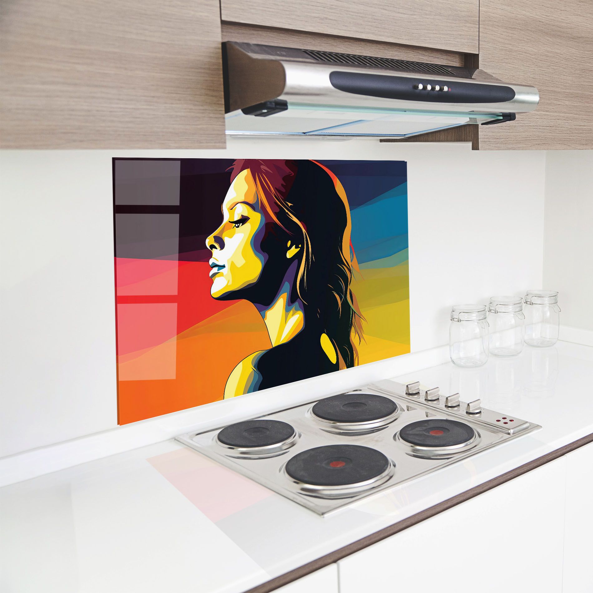 Yellow Light Pop Art mockup 8