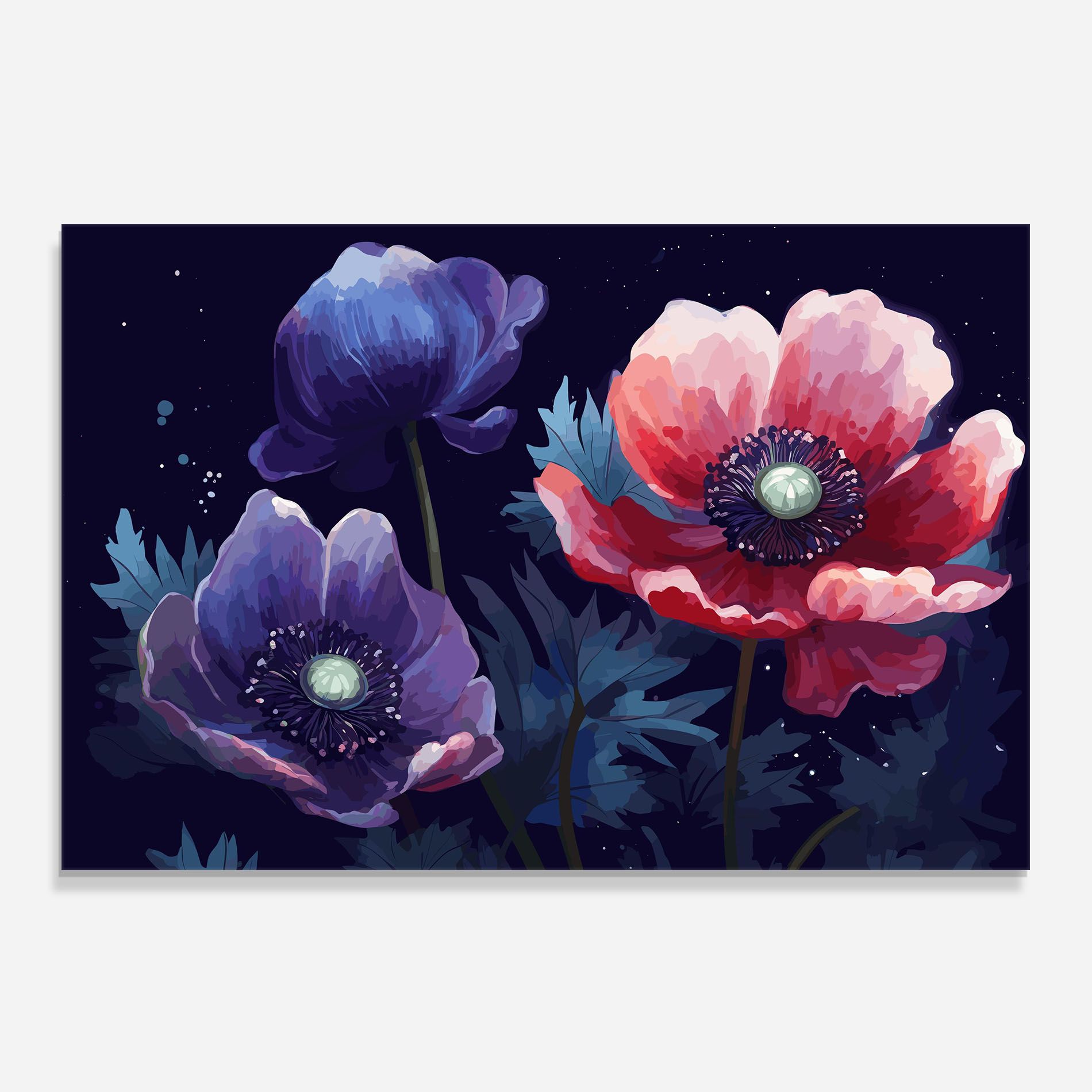 Night Poppy Art mockup 0