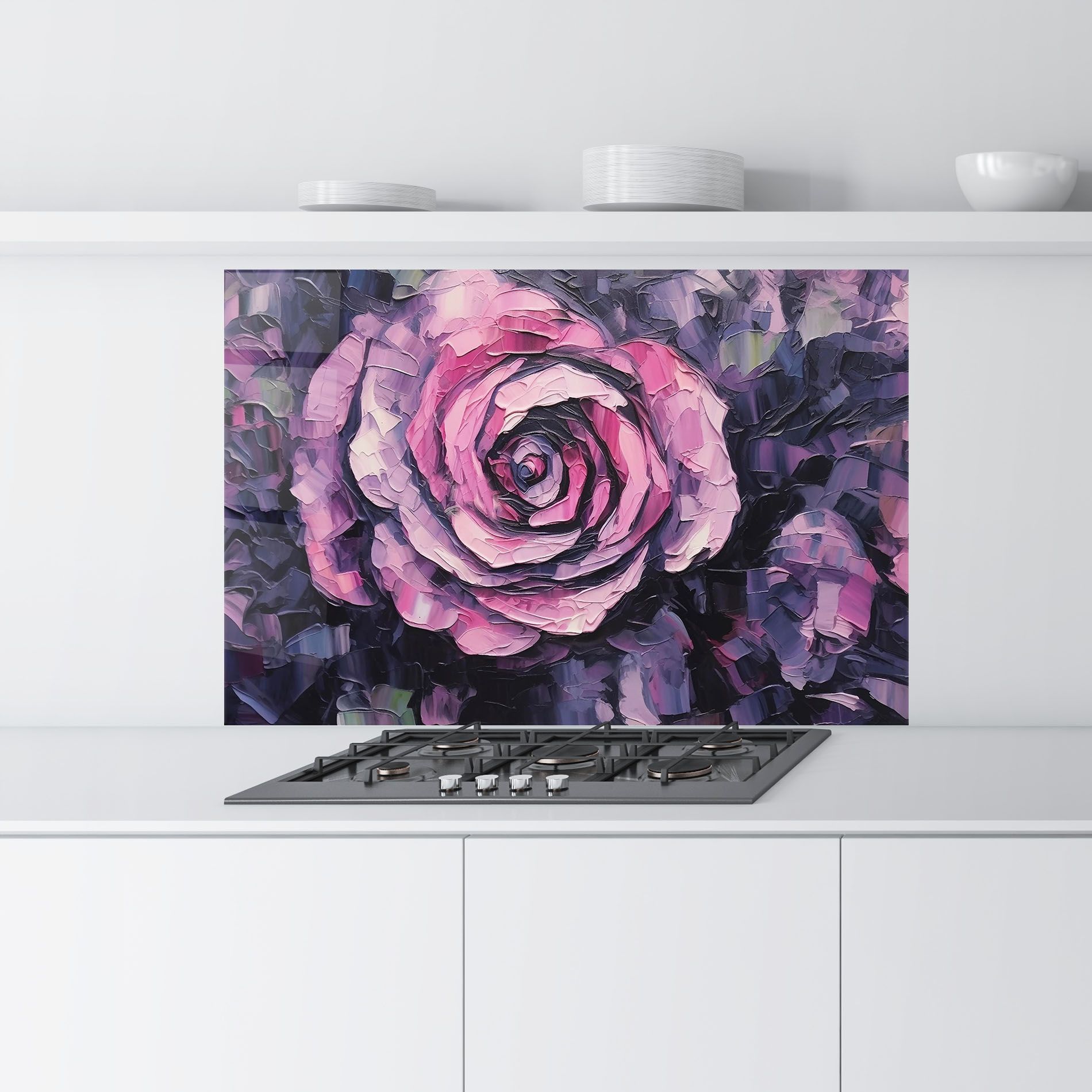 Pretty Purple Rose Art mockup 9