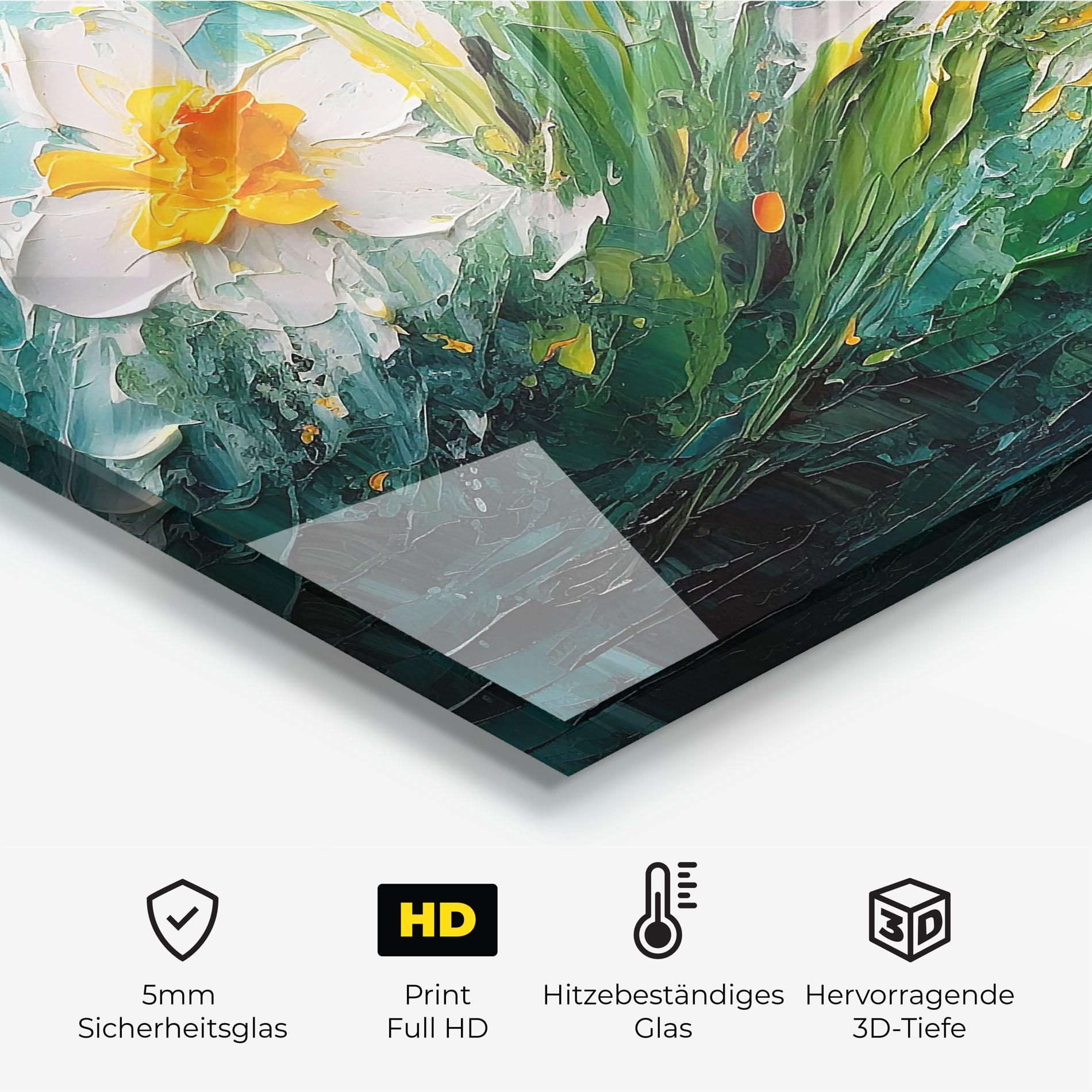 Abstract Flower Painting mockup 2