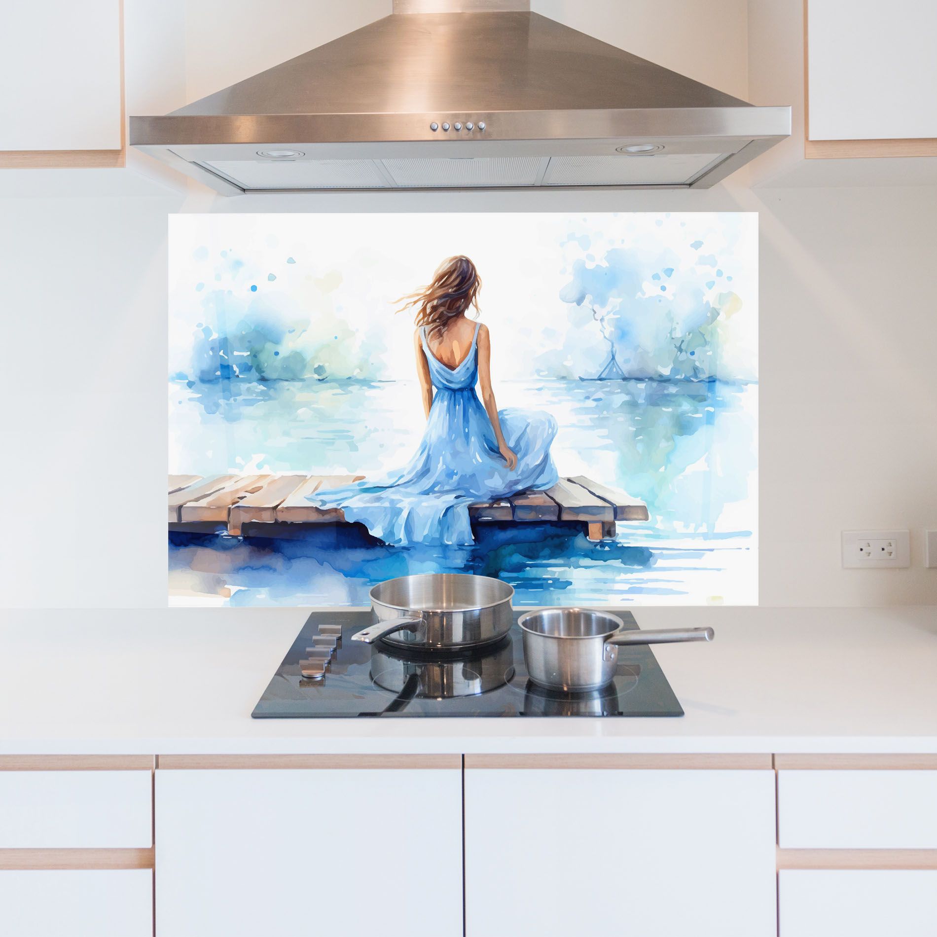 Lake Blue Woman mockup 5