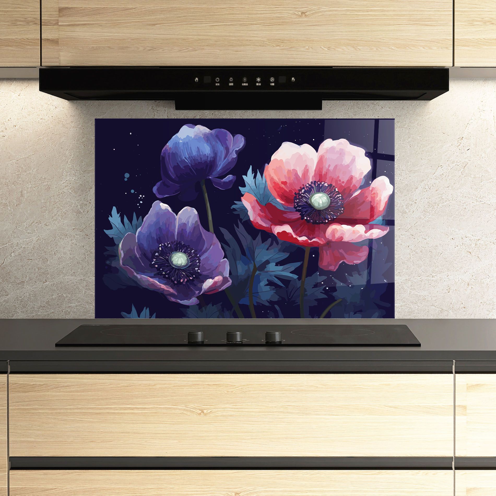 Night Poppy Art mockup 3