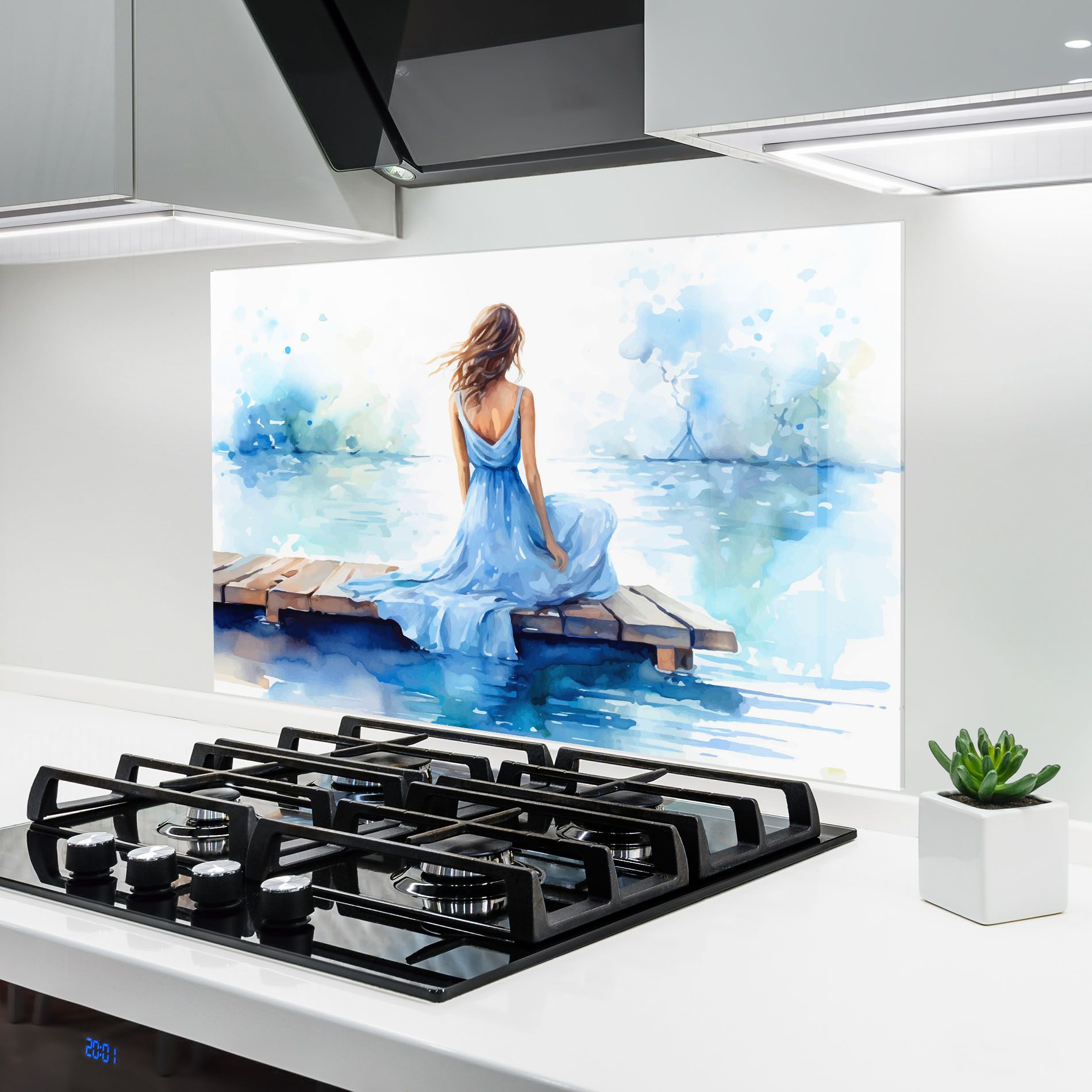 Lake Blue Woman mockup 6