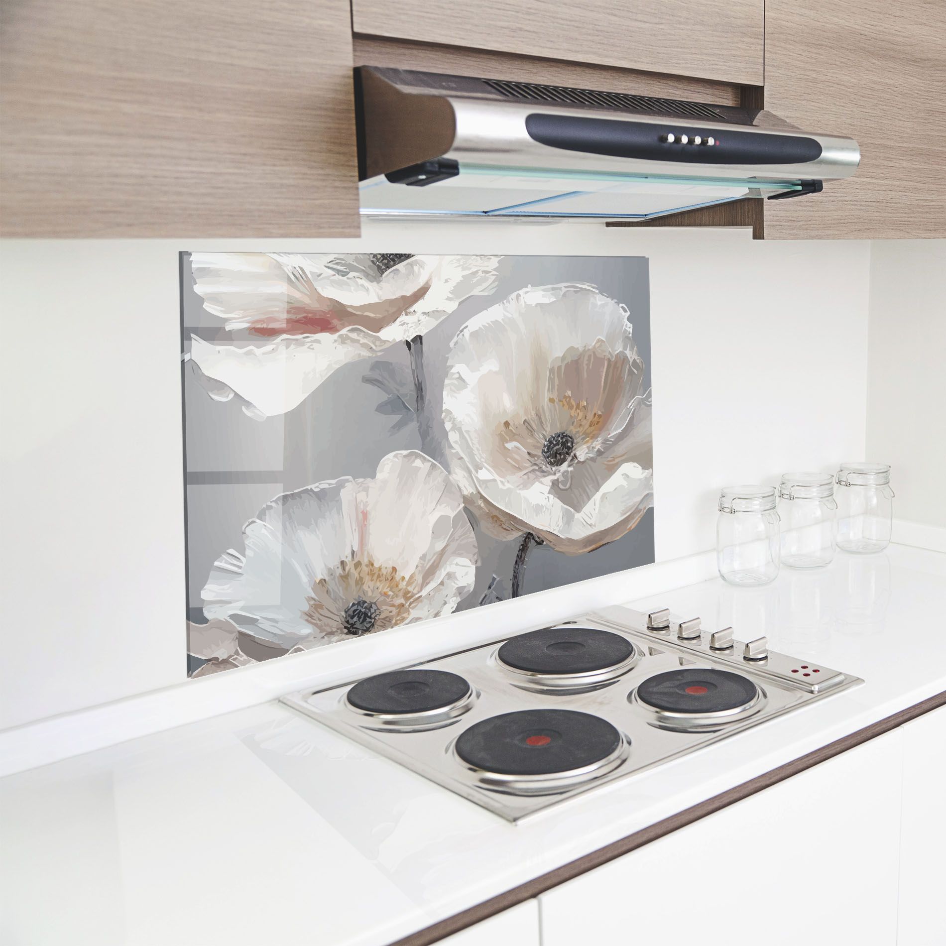 Cream Mix Flower mockup 8