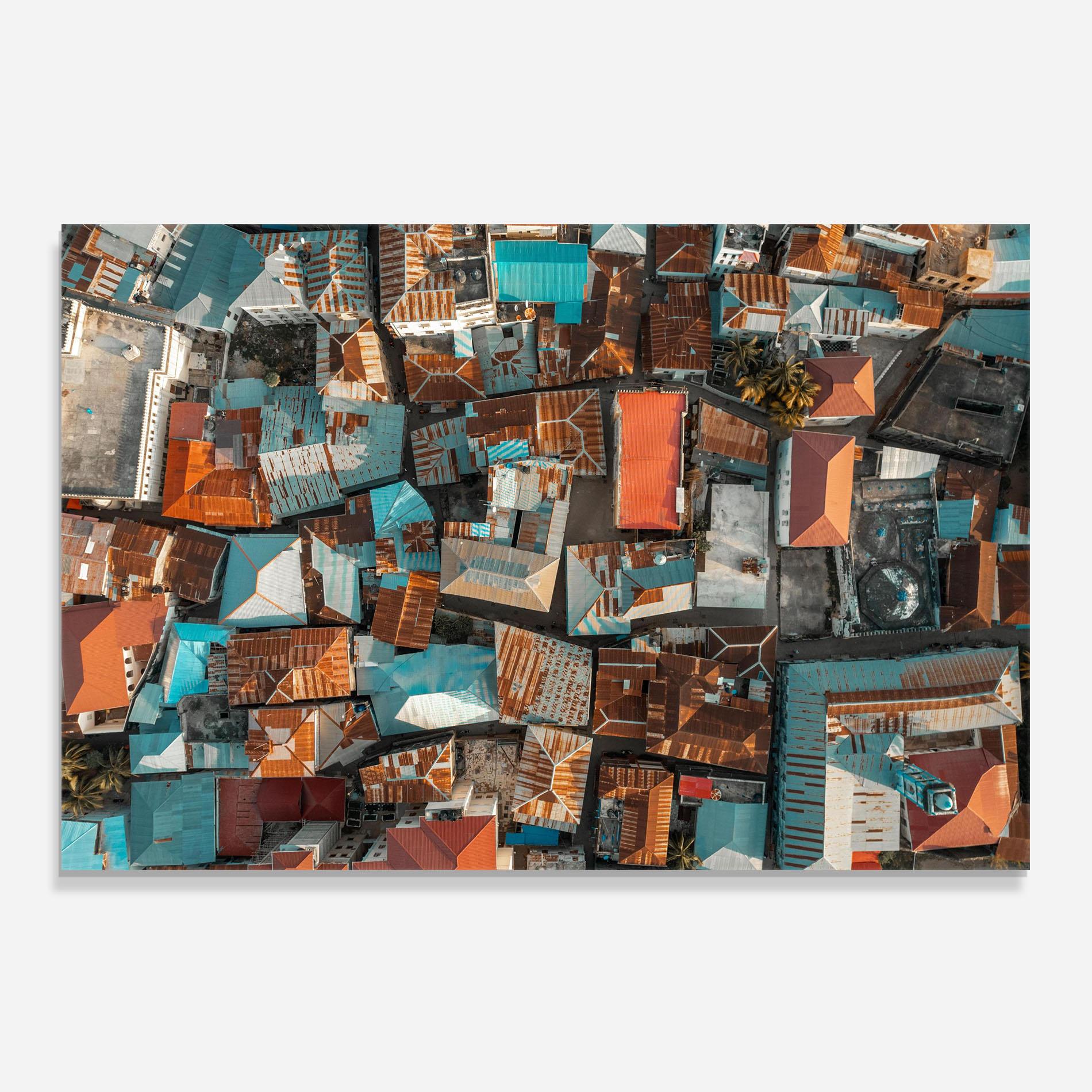 Küchenrückwand Glas Island Tanzania mockup 0