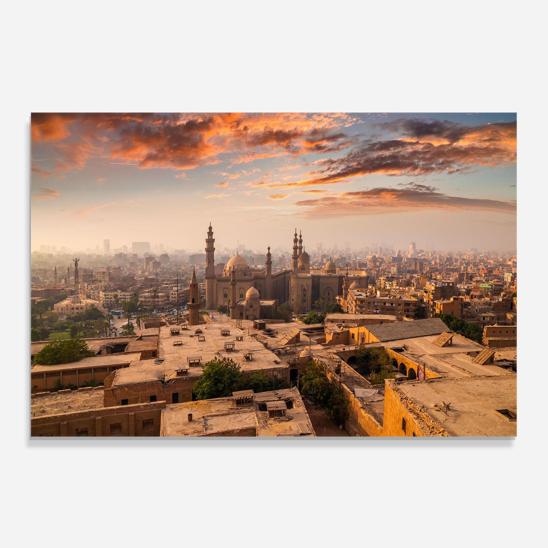 Küchenrückwand Glas Mosque Madrasa mockup 0