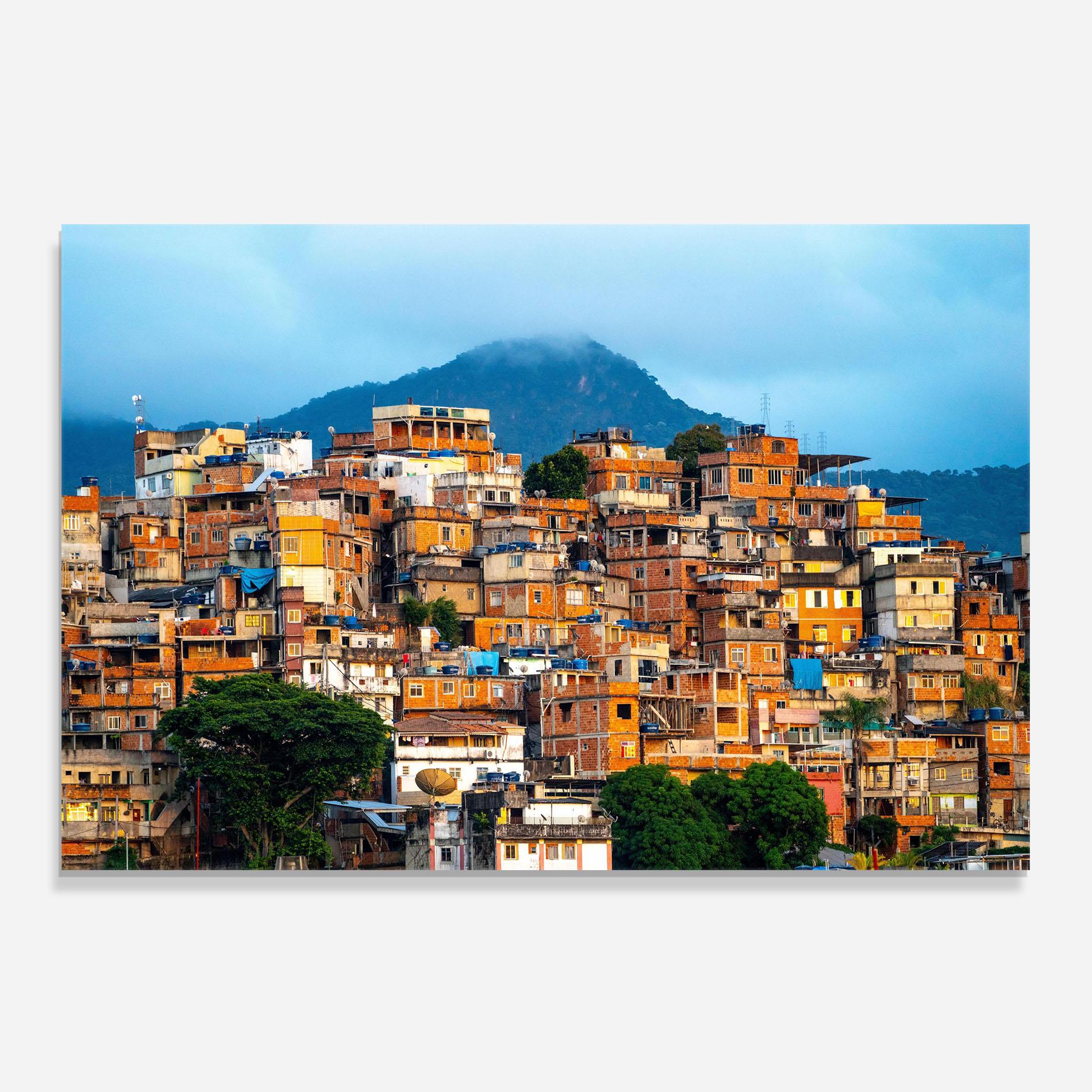 Küchenrückwand Glas Sunset Brazil mockup 0