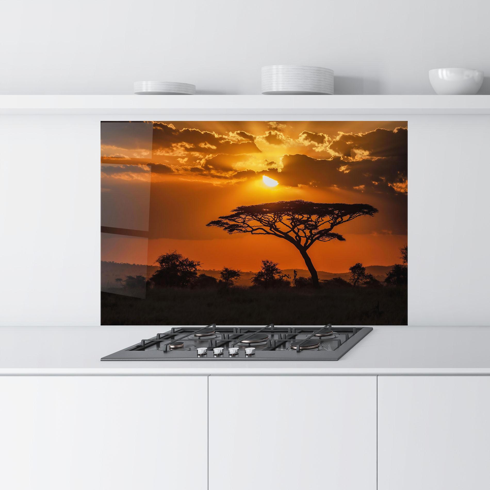 Küchenrückwand Glas Mesmerizing View mockup 9