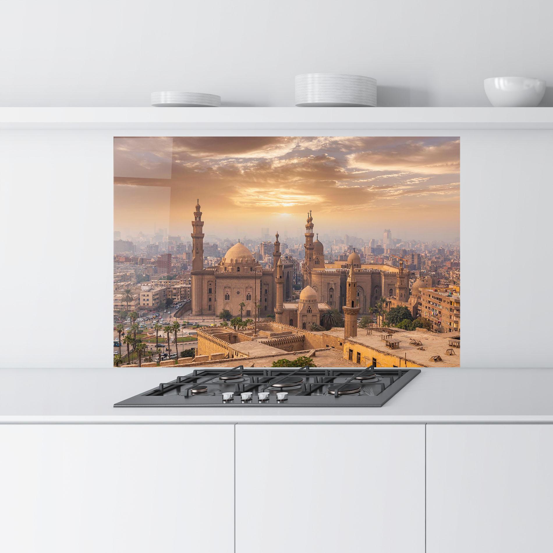 Küchenrückwand Glas Mosque Madrasa View mockup 9