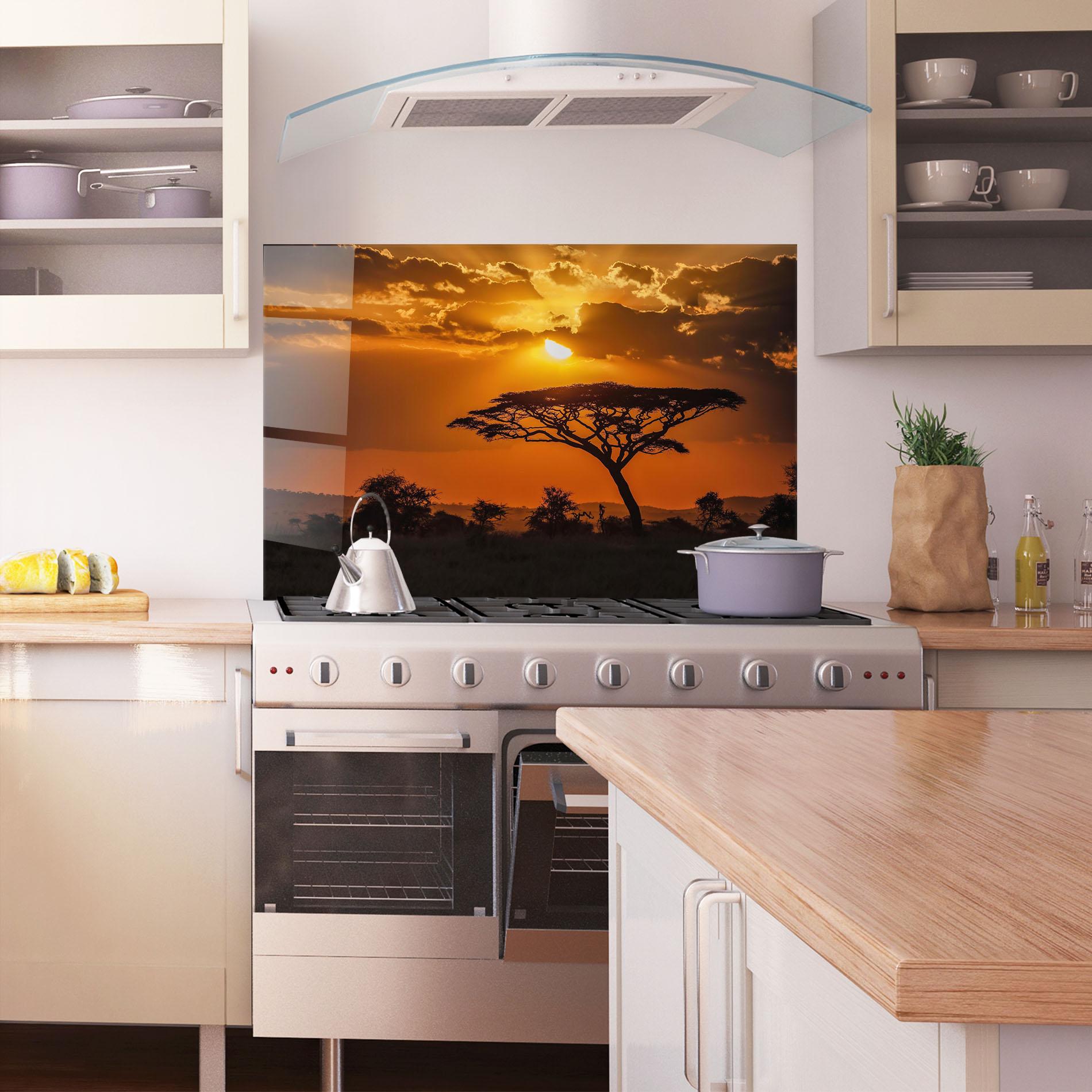 Küchenrückwand Glas Mesmerizing View mockup 1