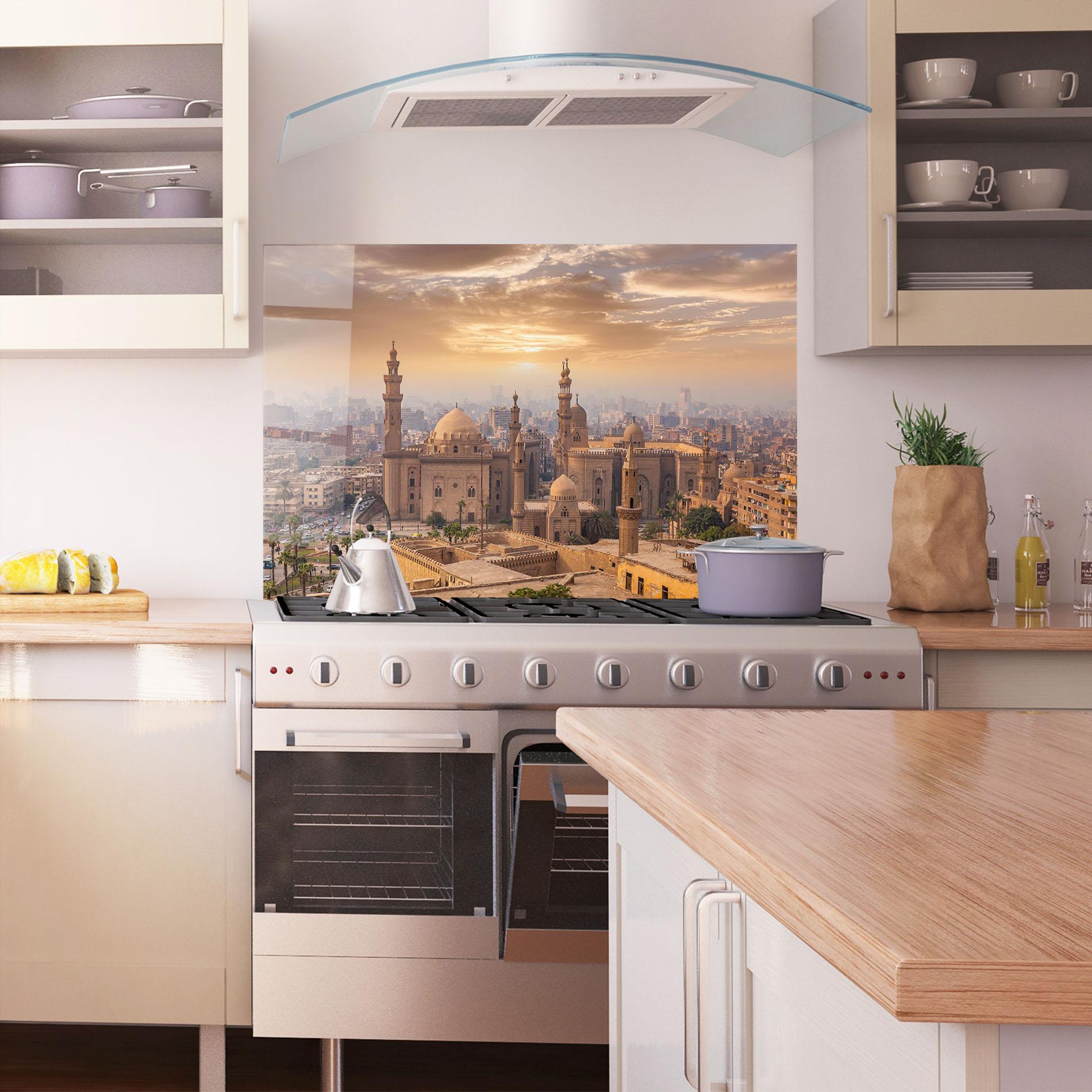 Küchenrückwand Glas Mosque Madrasa View mockup 1