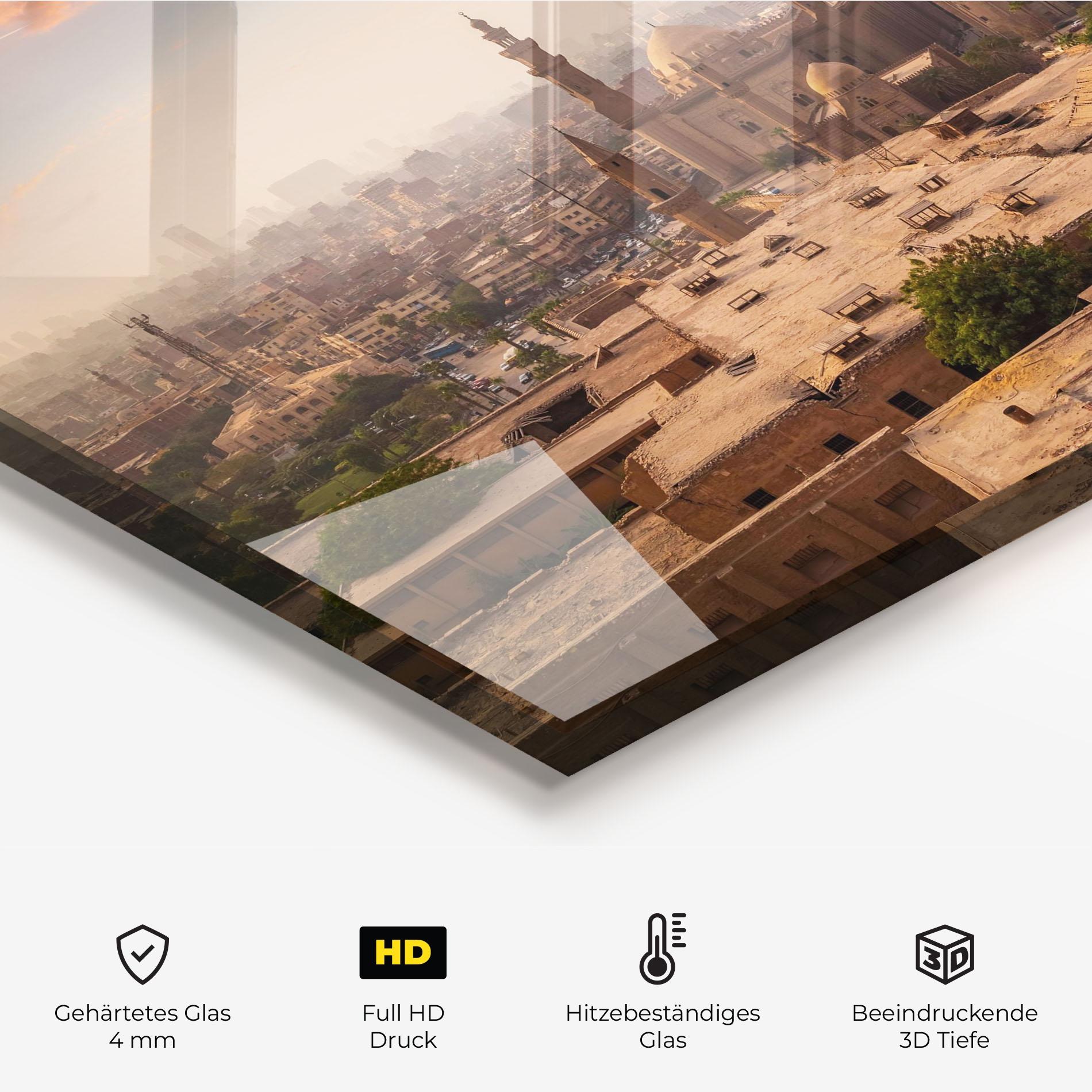 Küchenrückwand Glas Mosque Madrasa mockup 2