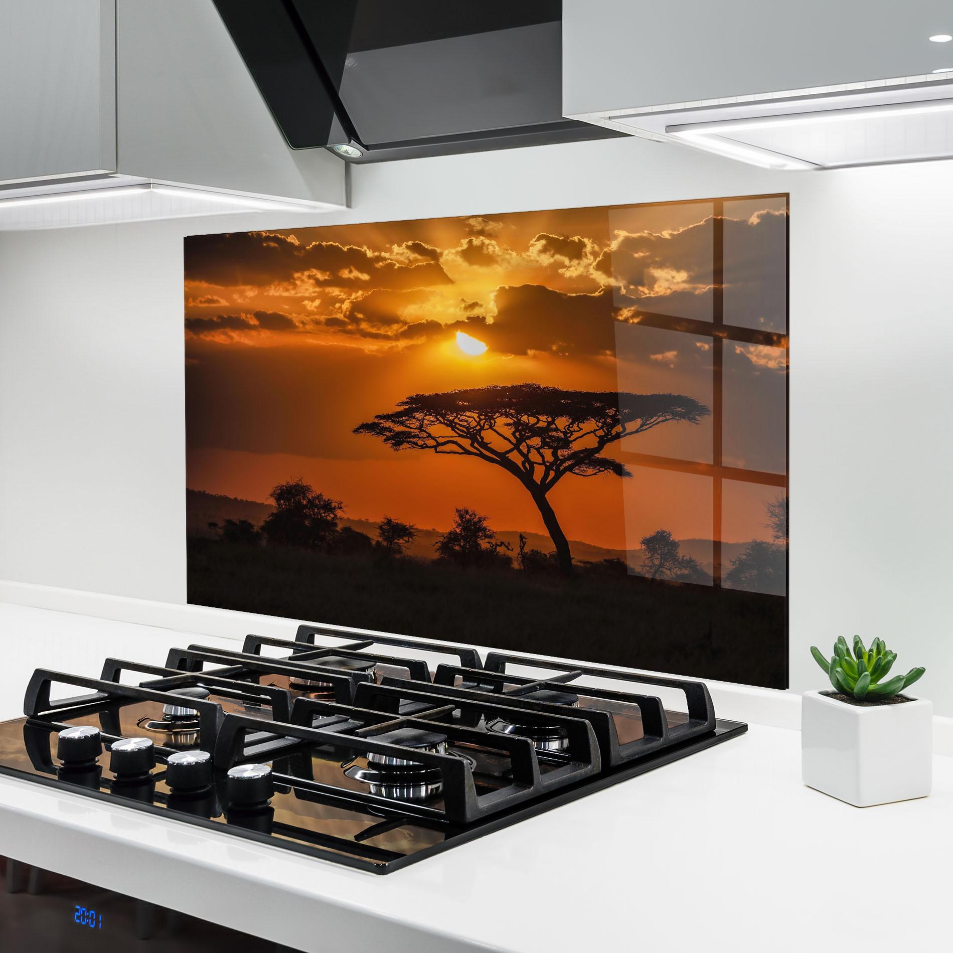 Küchenrückwand Glas Mesmerizing View mockup 6