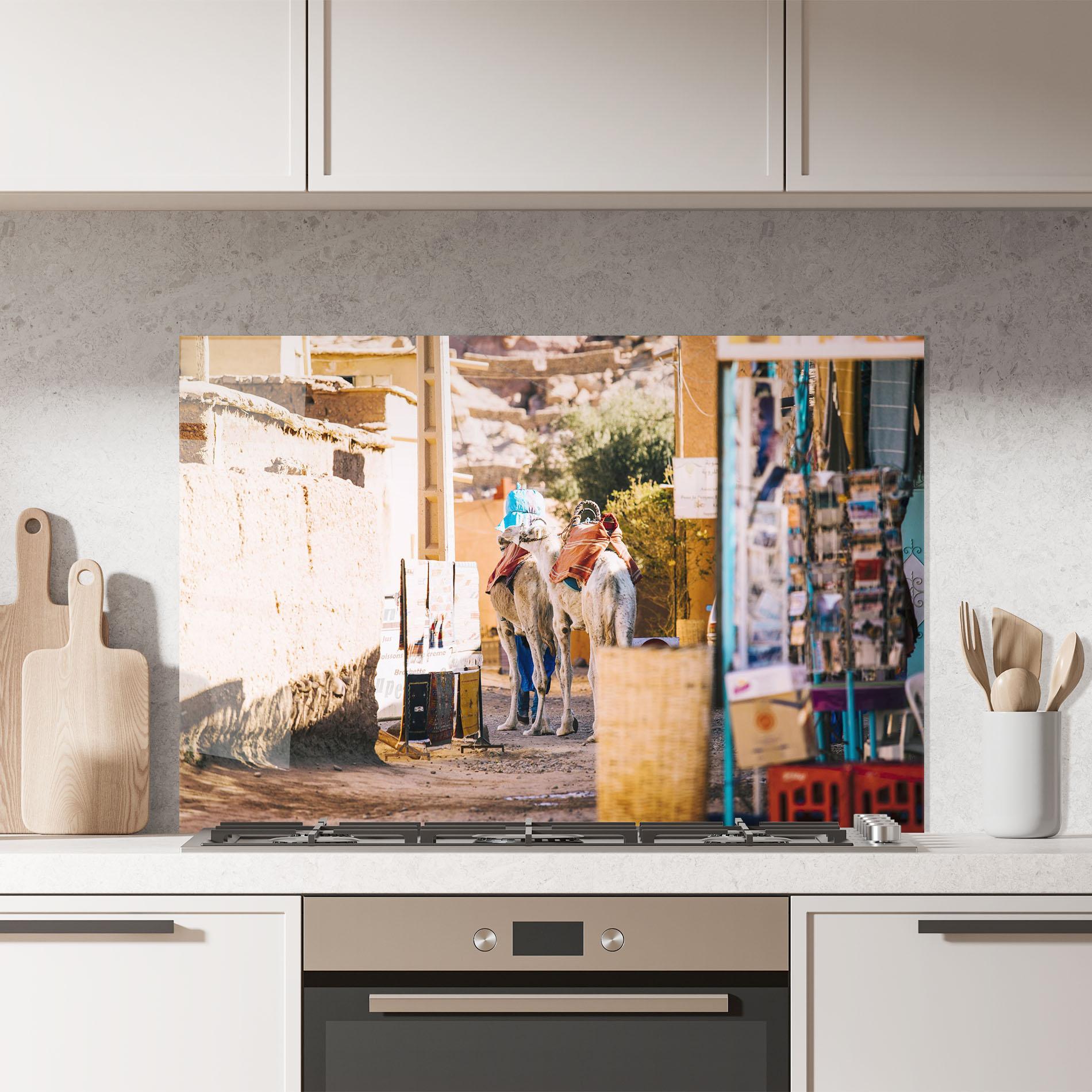 Küchenrückwand Glas Marrakesh mockup 7