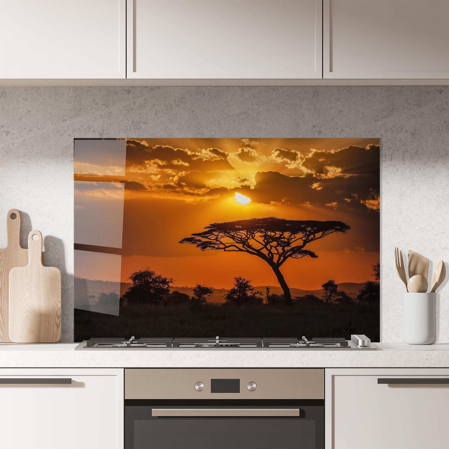 Küchenrückwand Glas Mesmerizing View mockup 7