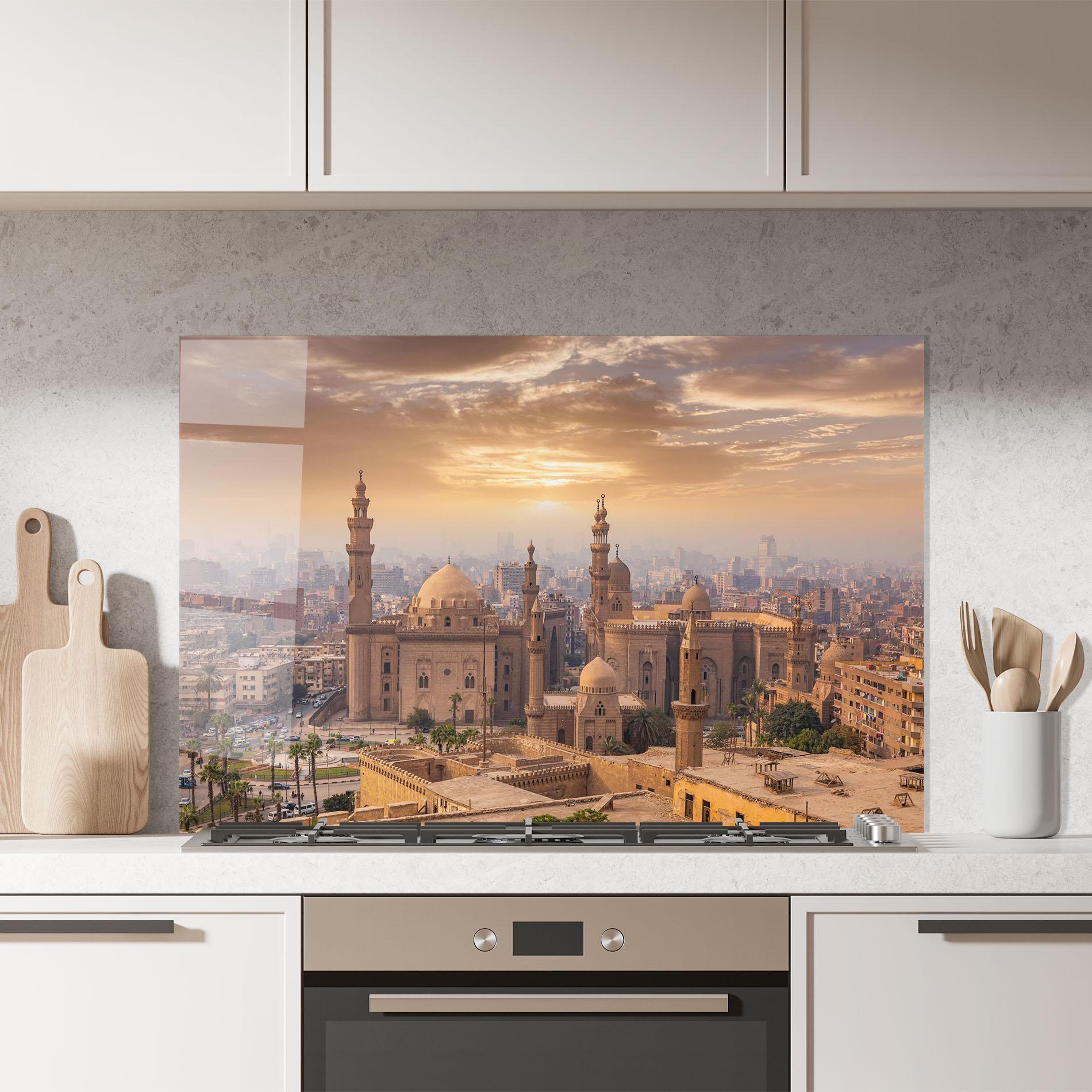 Küchenrückwand Glas Mosque Madrasa View mockup 7