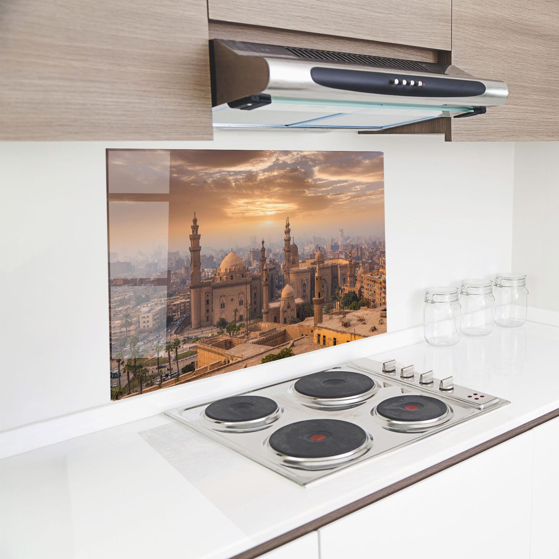 Küchenrückwand Glas Mosque Madrasa View mockup 8