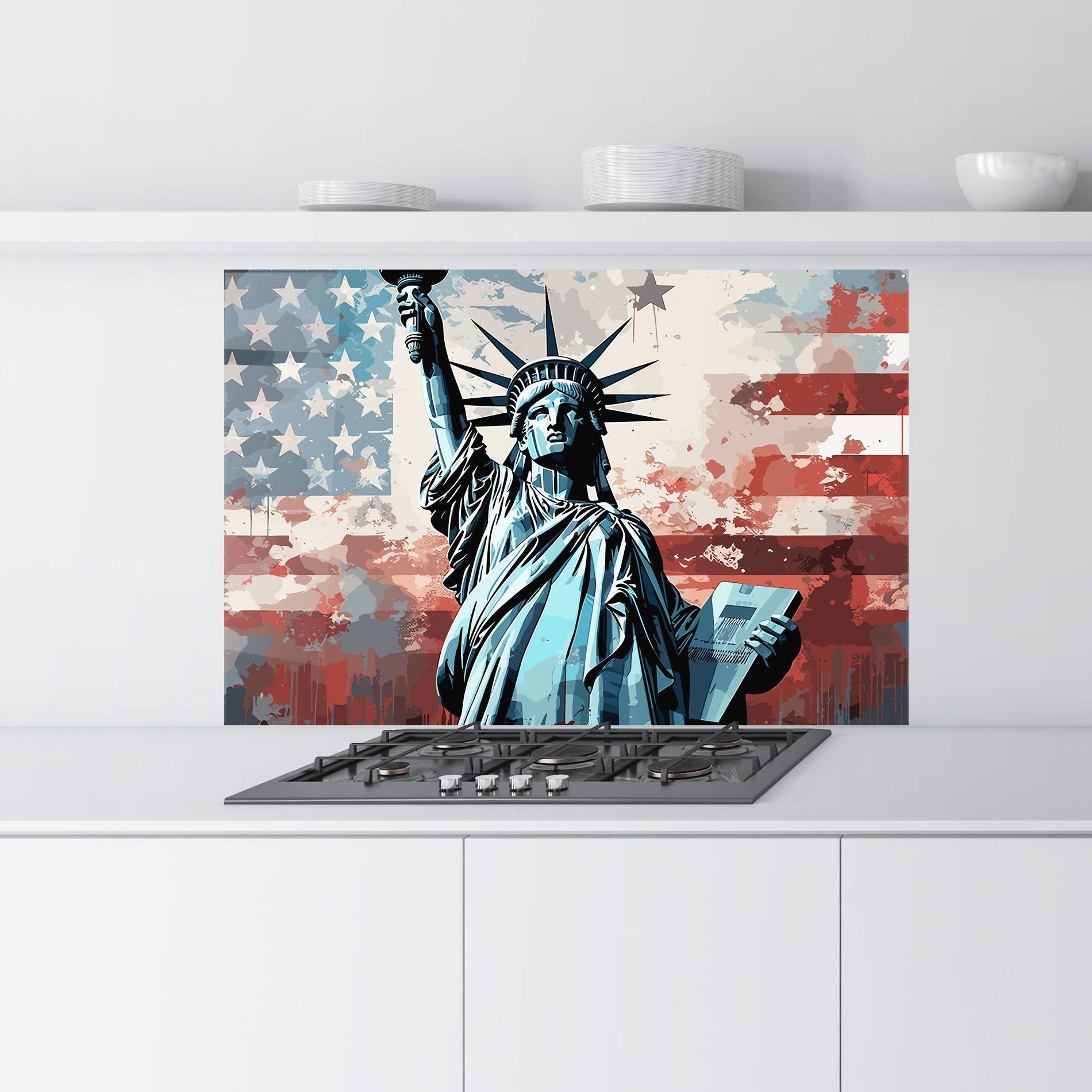 Küchenrückwand Glas Cultural Diversity Art mockup 9