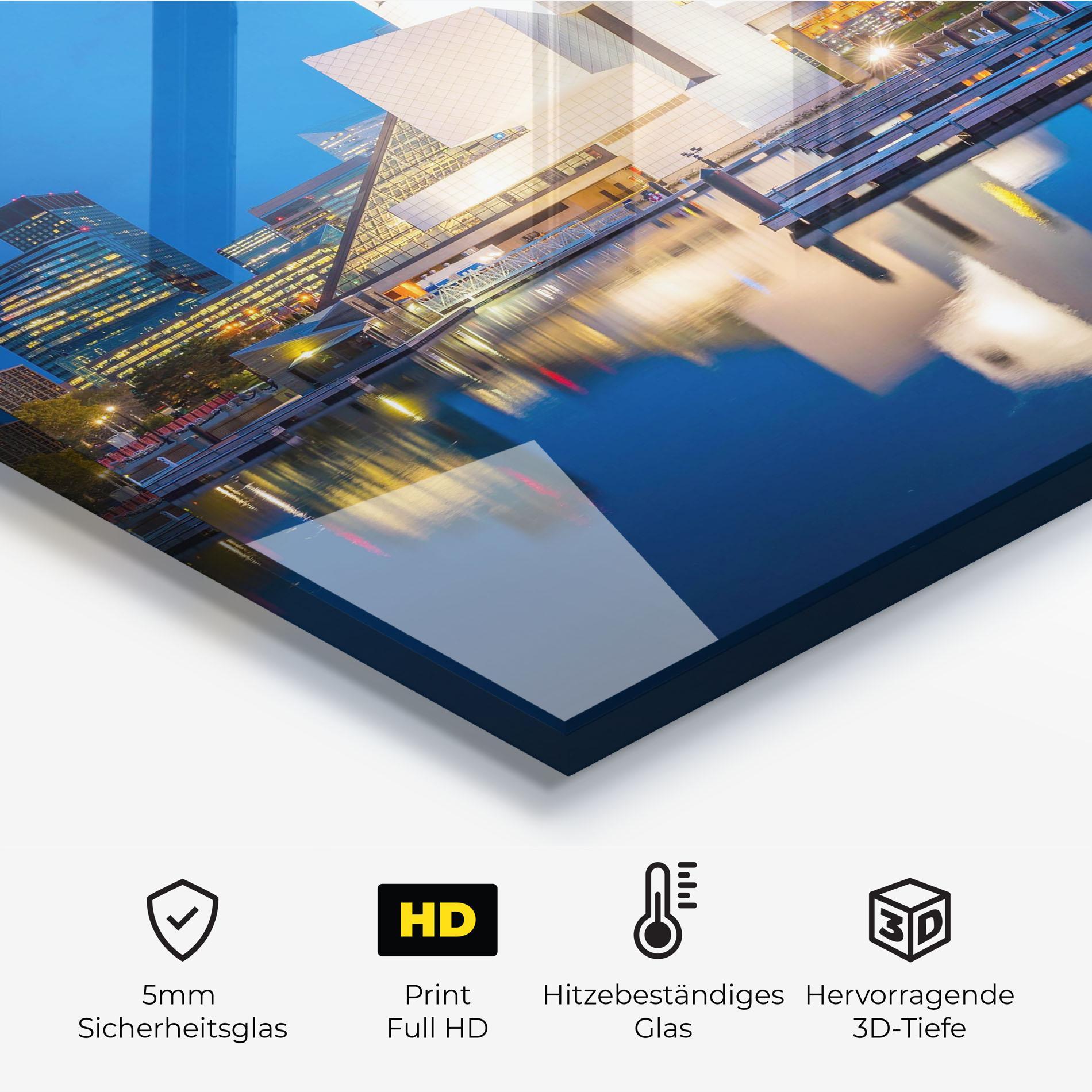 Küchenrückwand Glas Lakefront Ohio Usa mockup 2