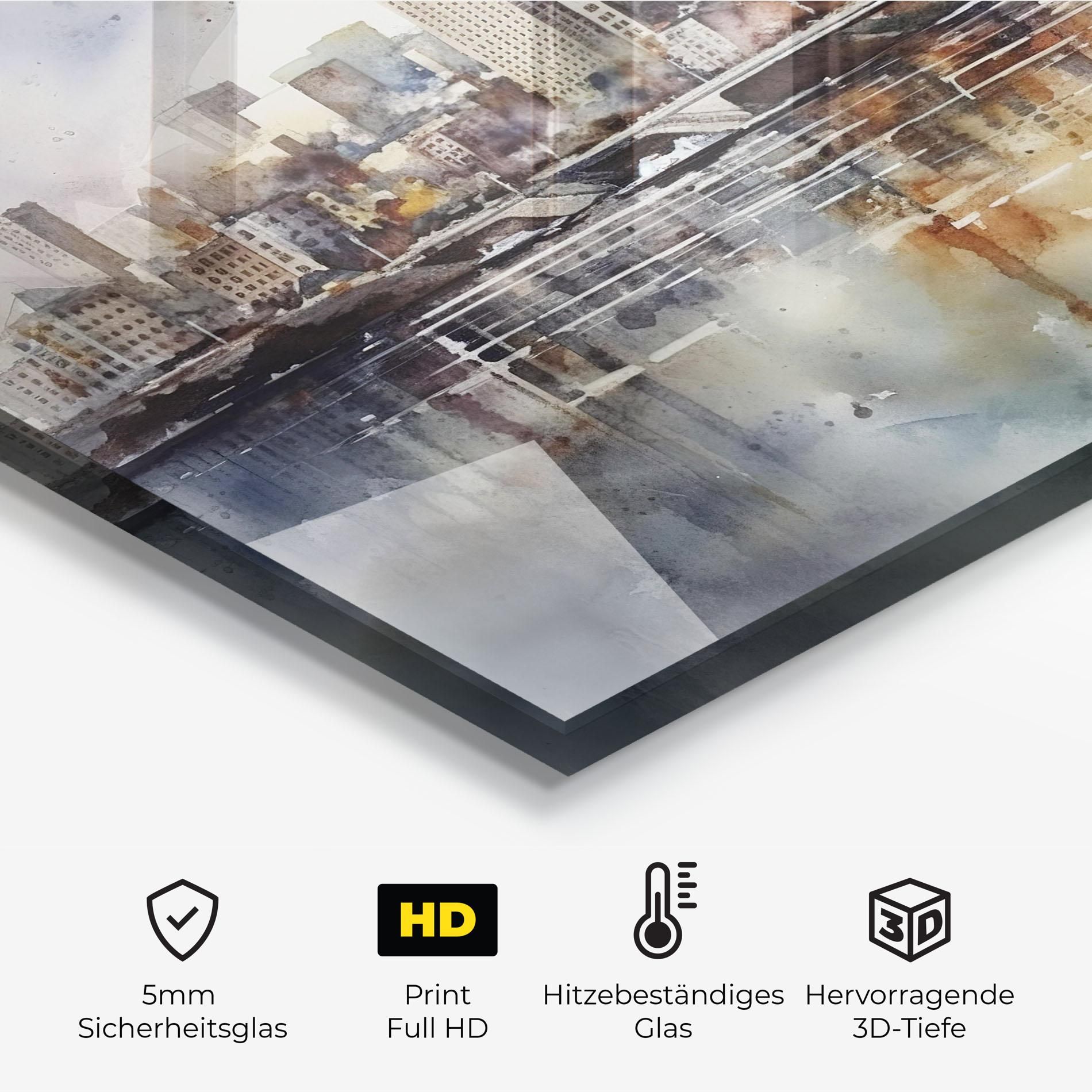 Watercolor Skyline mockup 2