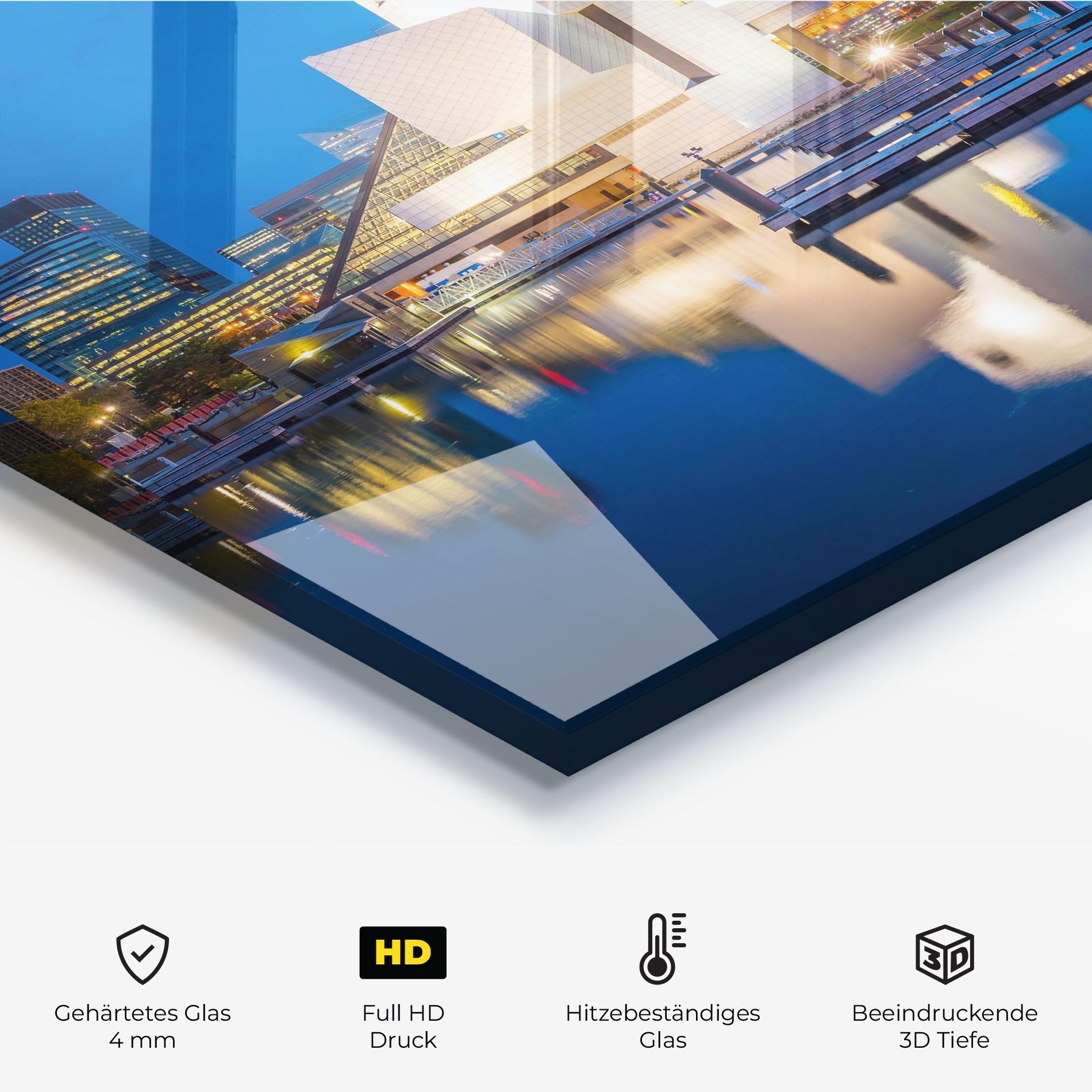 Küchenrückwand Glas Lakefront Ohio Usa mockup 2