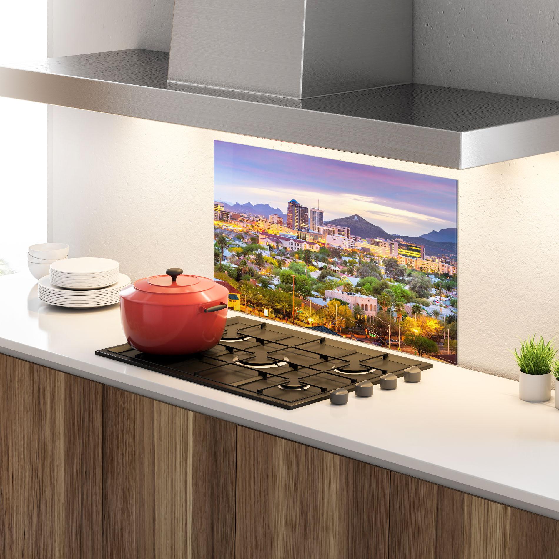 Küchenrückwand Glas Tucson Arizona mockup 4