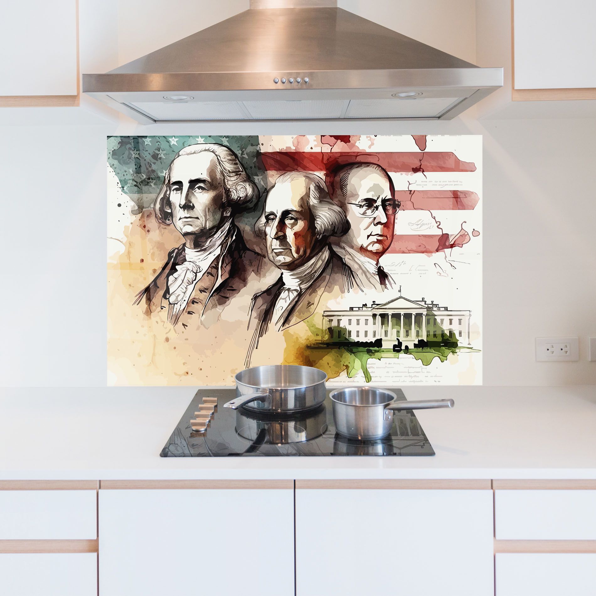 American Art Flag mockup 5