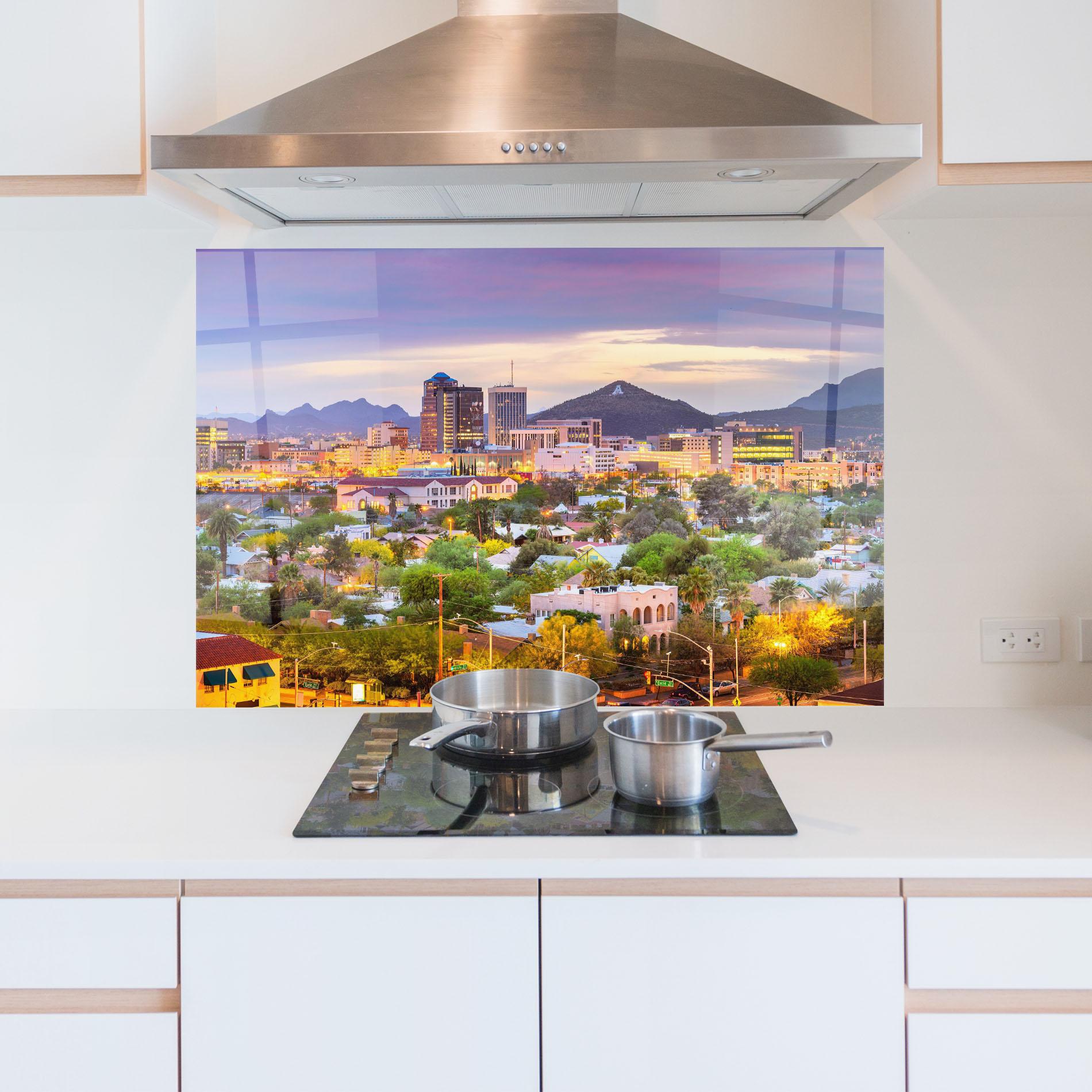 Küchenrückwand Glas Tucson Arizona mockup 5