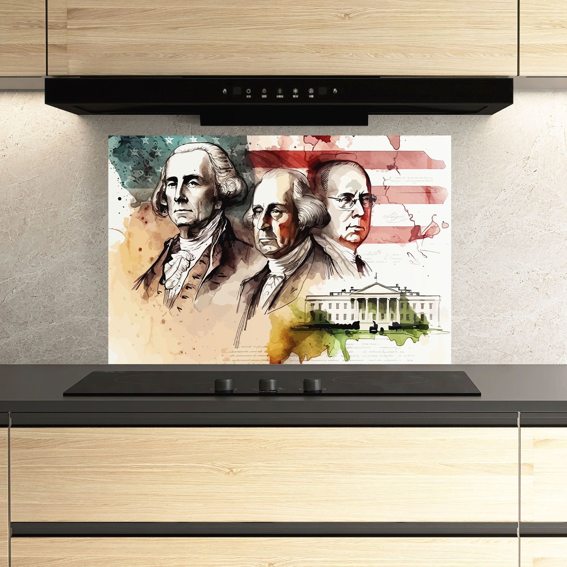 American Art Flag mockup 3