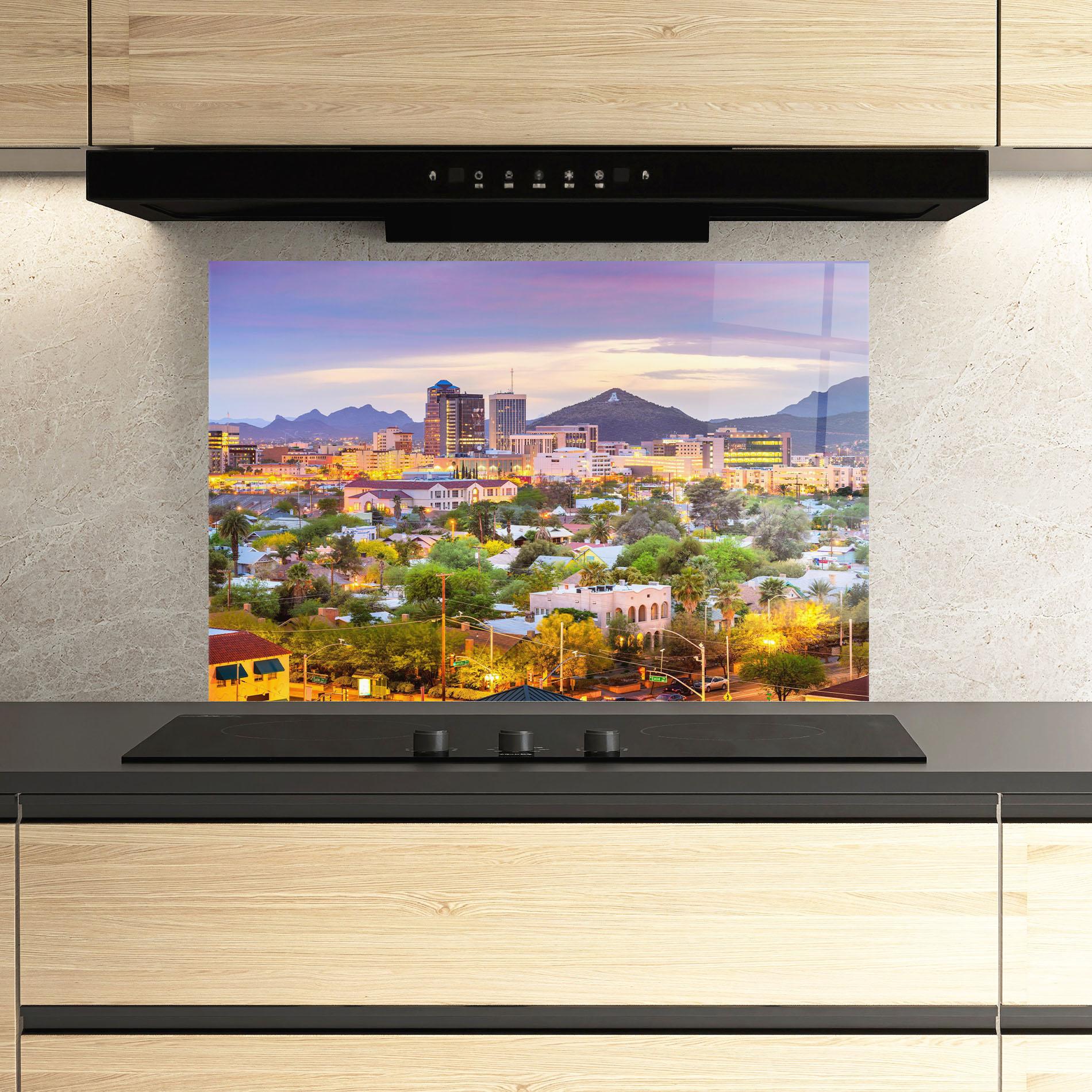 Küchenrückwand Glas Tucson Arizona mockup 3