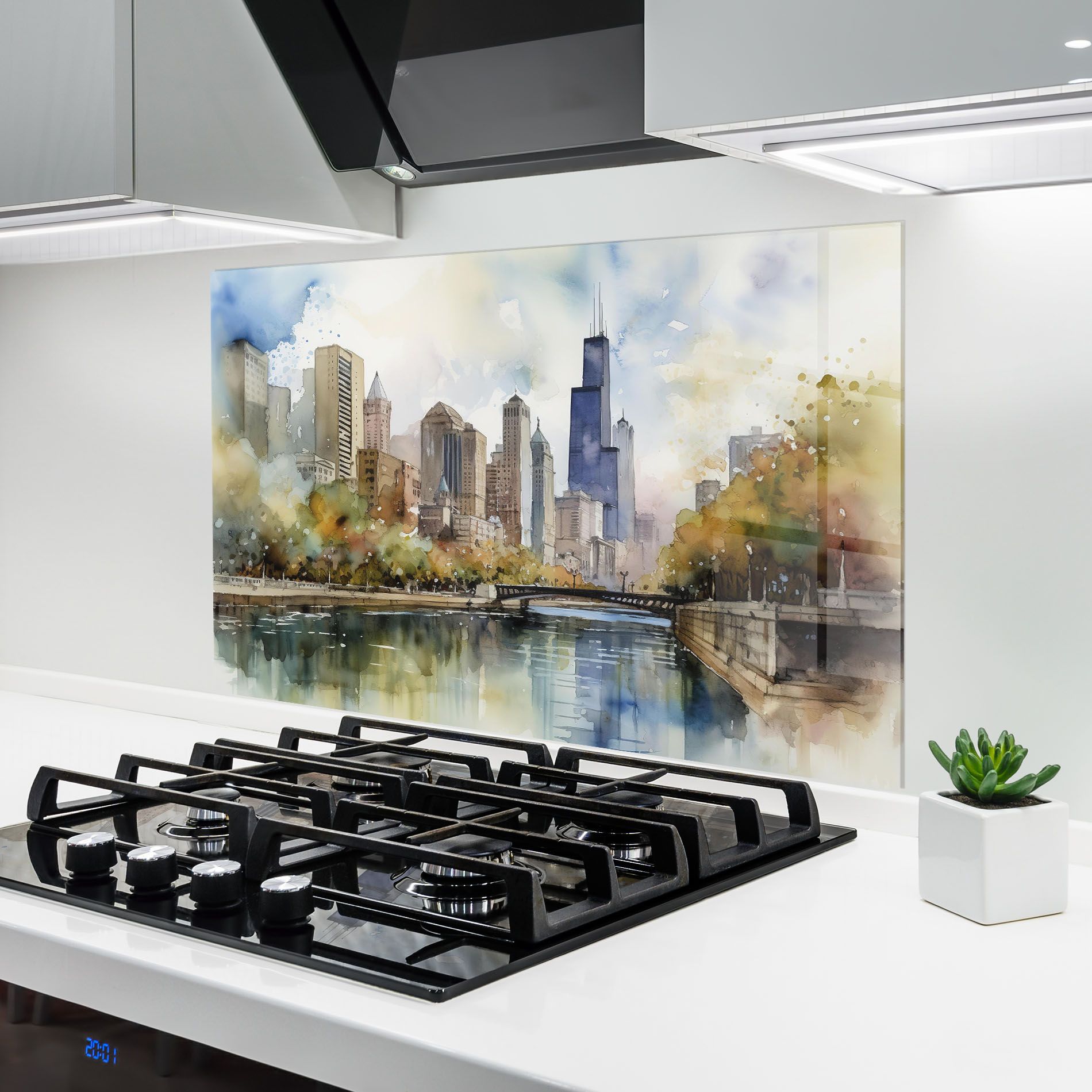 City Skyline Painting mockup 6